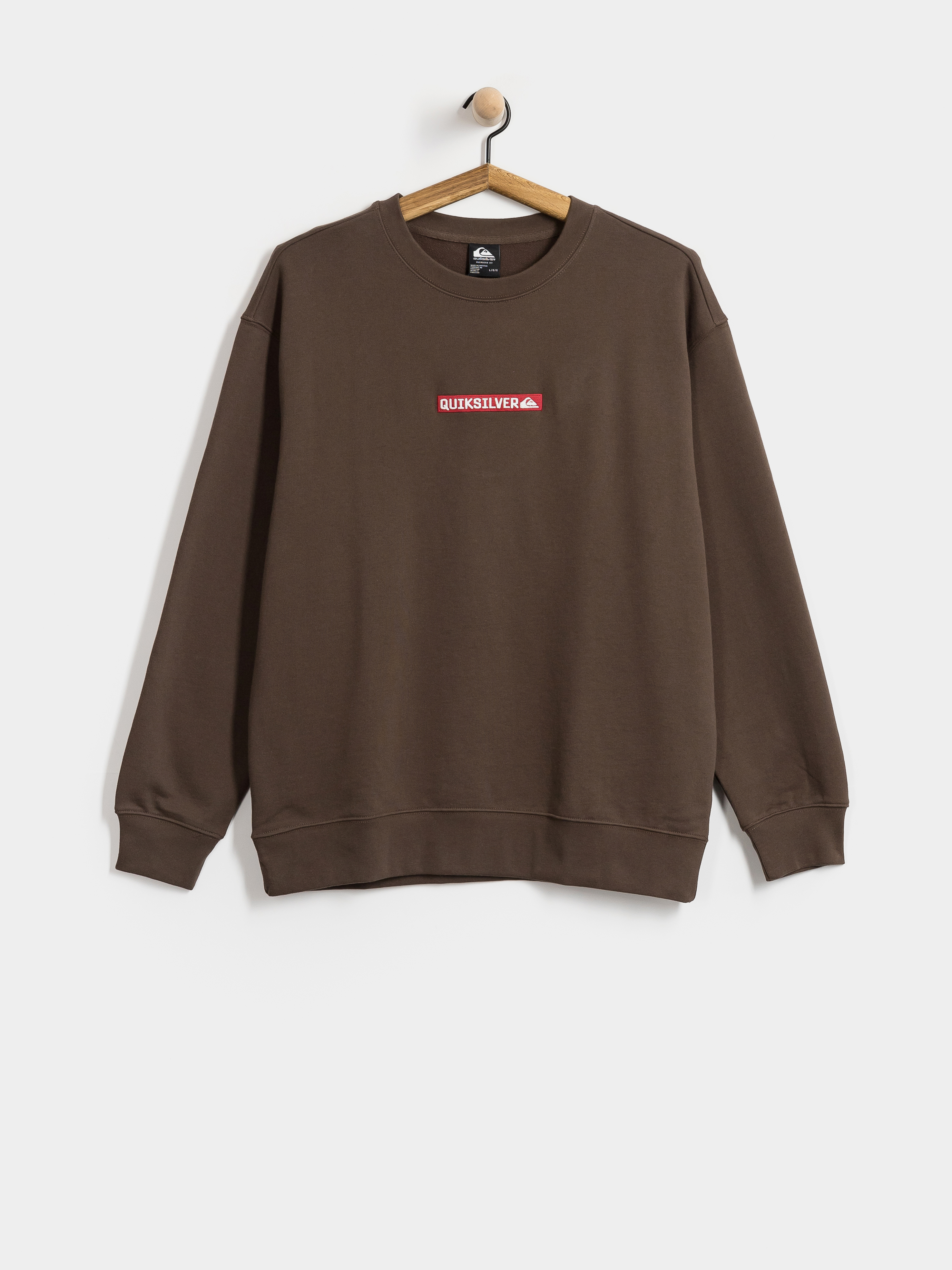Hanorac Quiksilver Dna Crew (chocolate brown)
