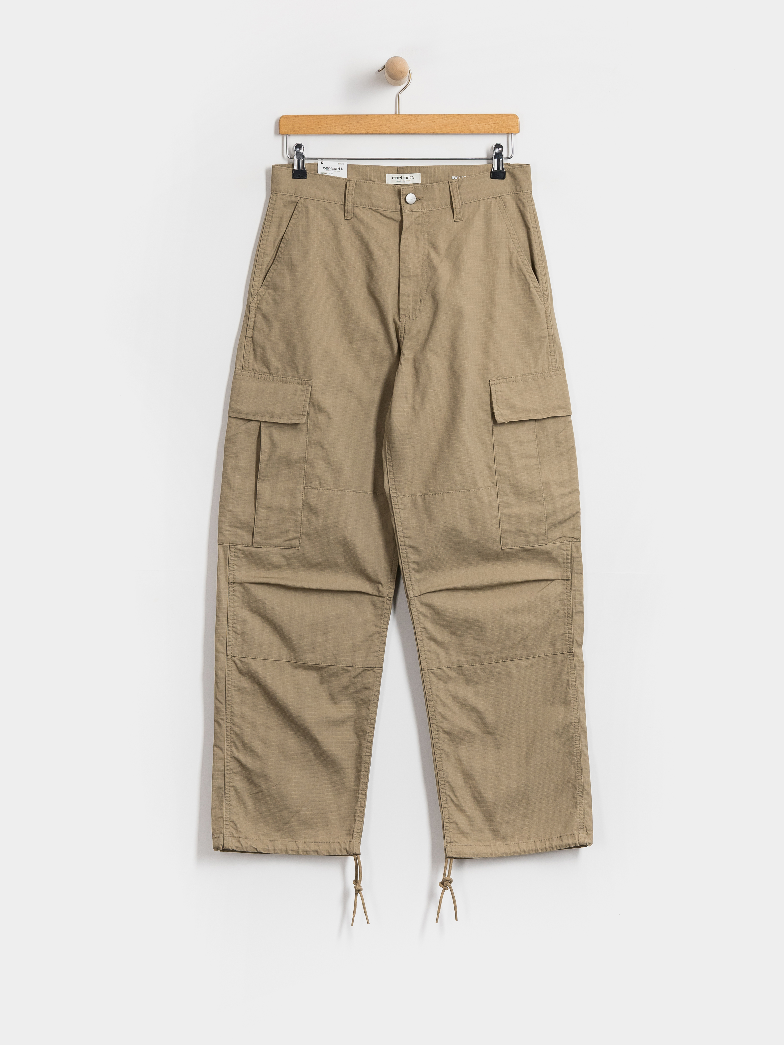 Pantaloni Carhartt WIP Brandon Cargo Wmn (leather/rinsed)
