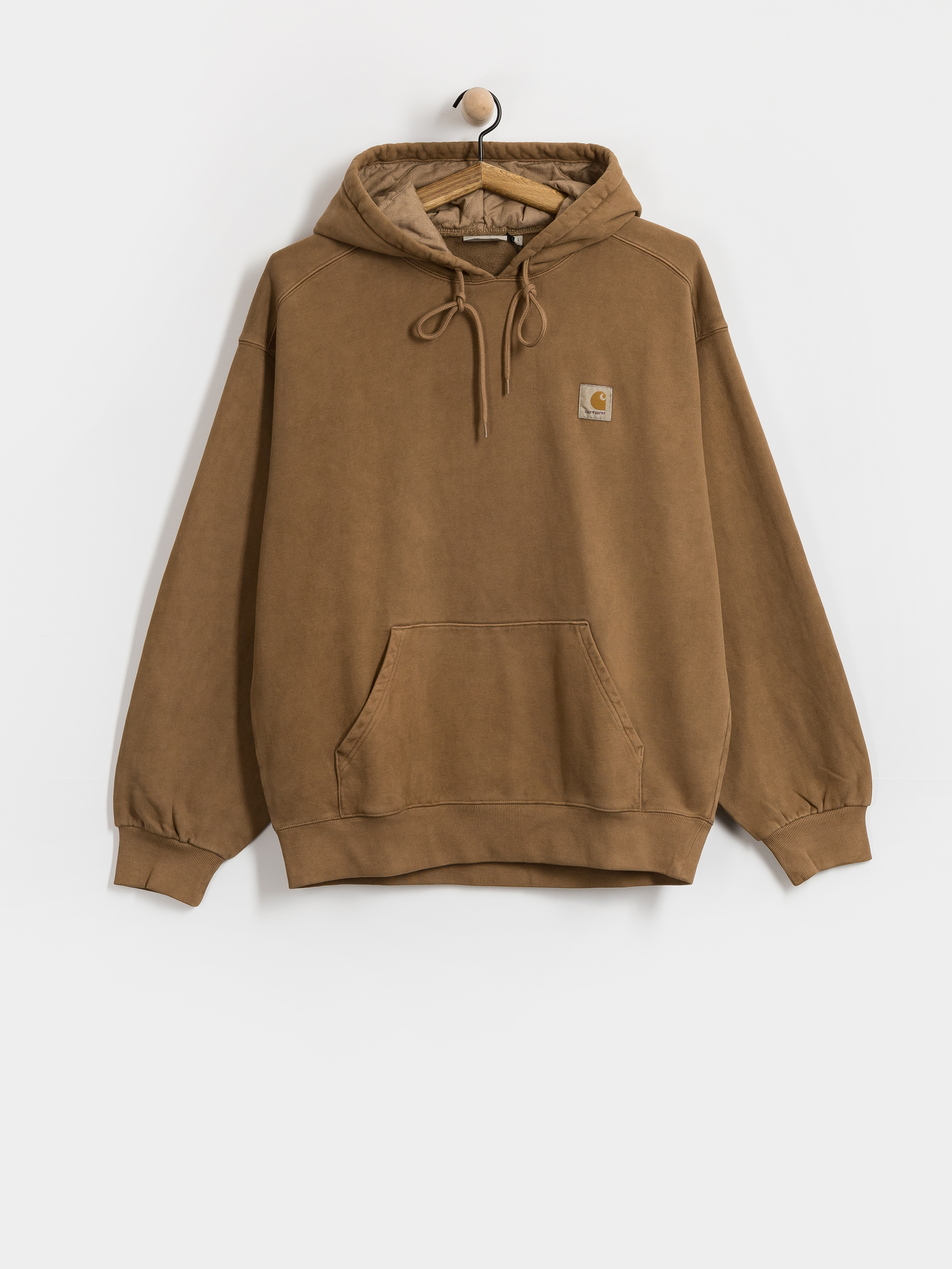 Hanorac cu glugă Carhartt WIP Vista HD (wip h brown/garment dyed)