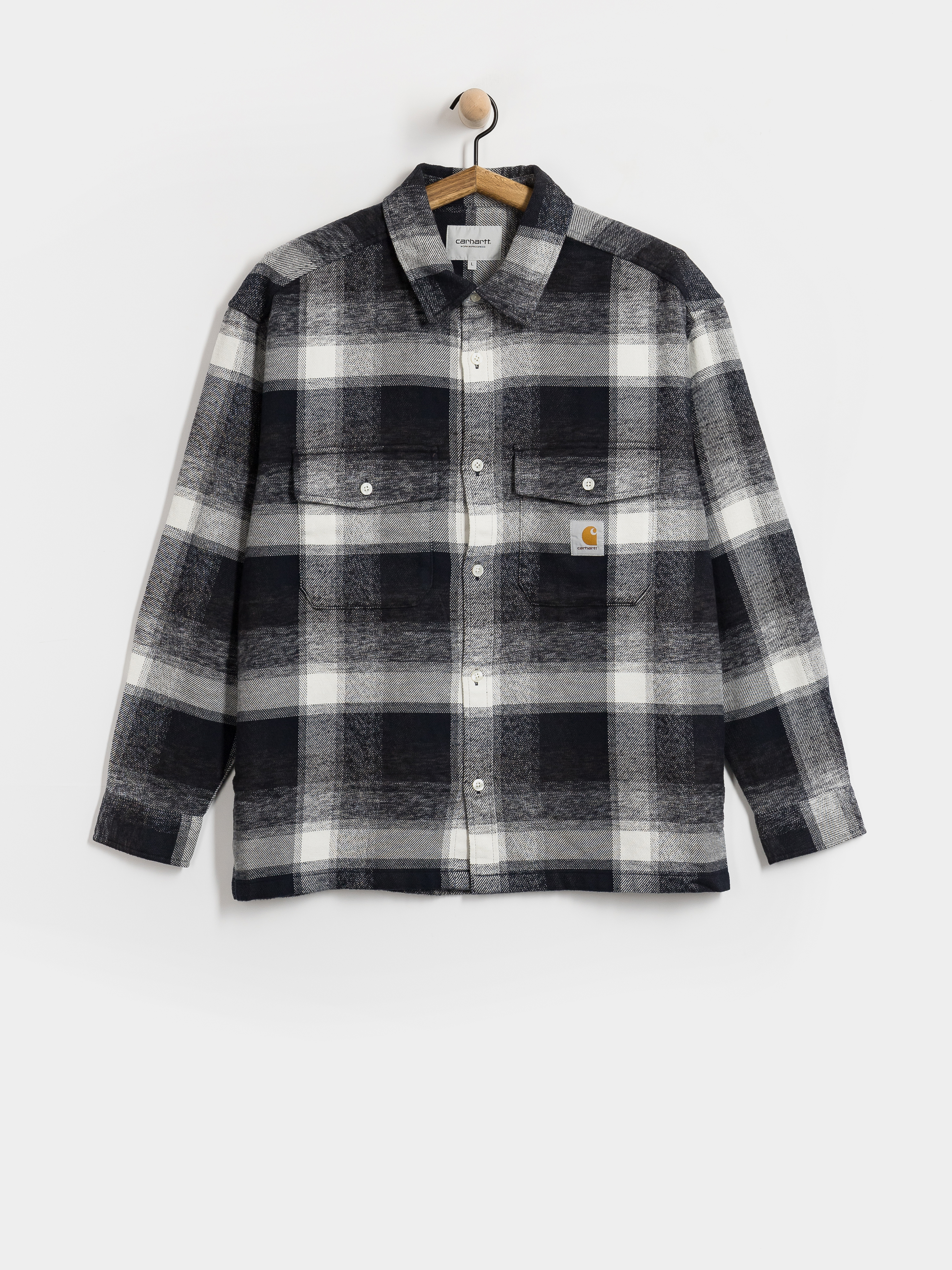 Cămașă Carhartt WIP Esterson (esterson check dark navy)