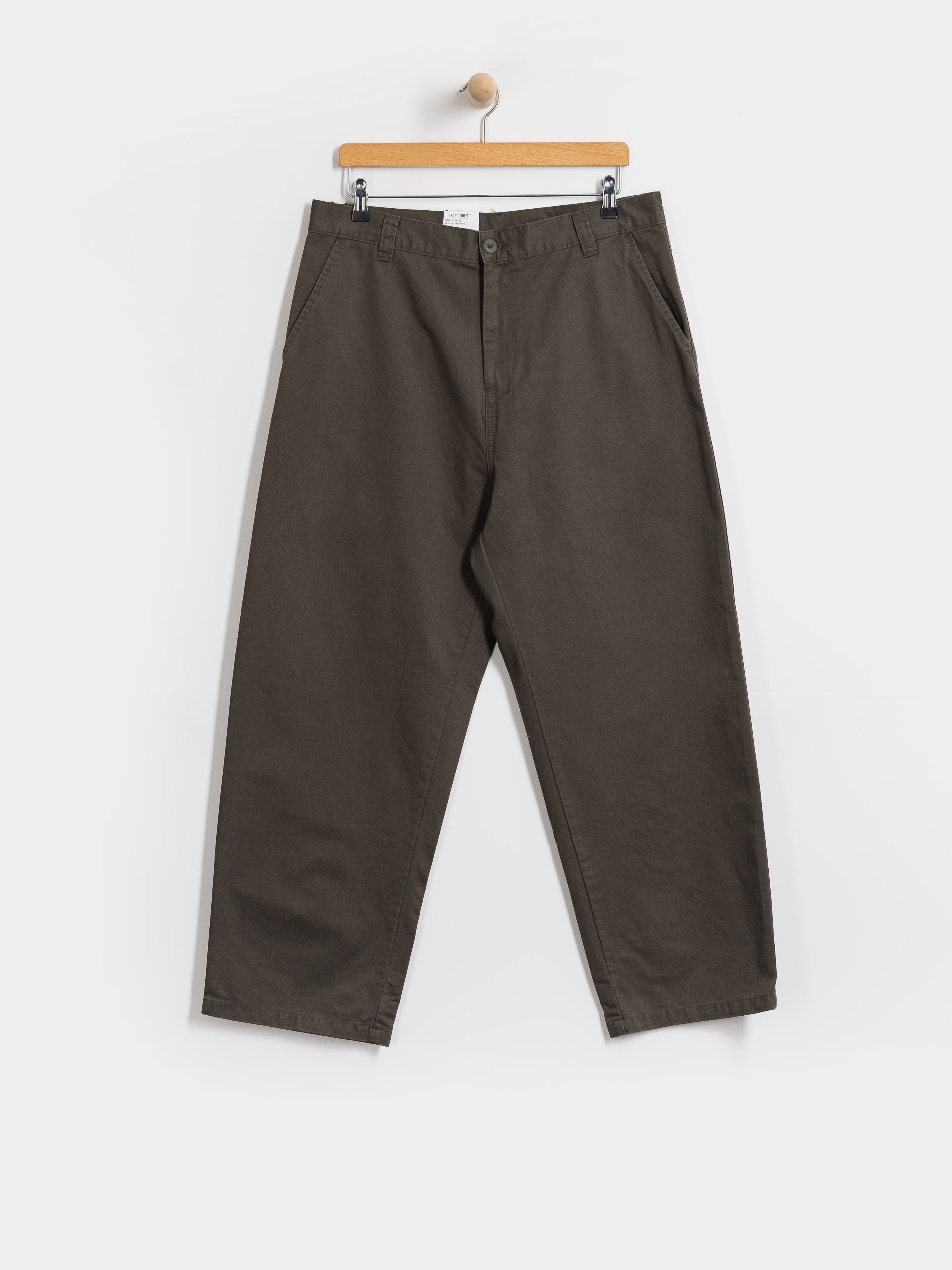 Pantaloni Carhartt WIP Brady (shungite/stone washed)