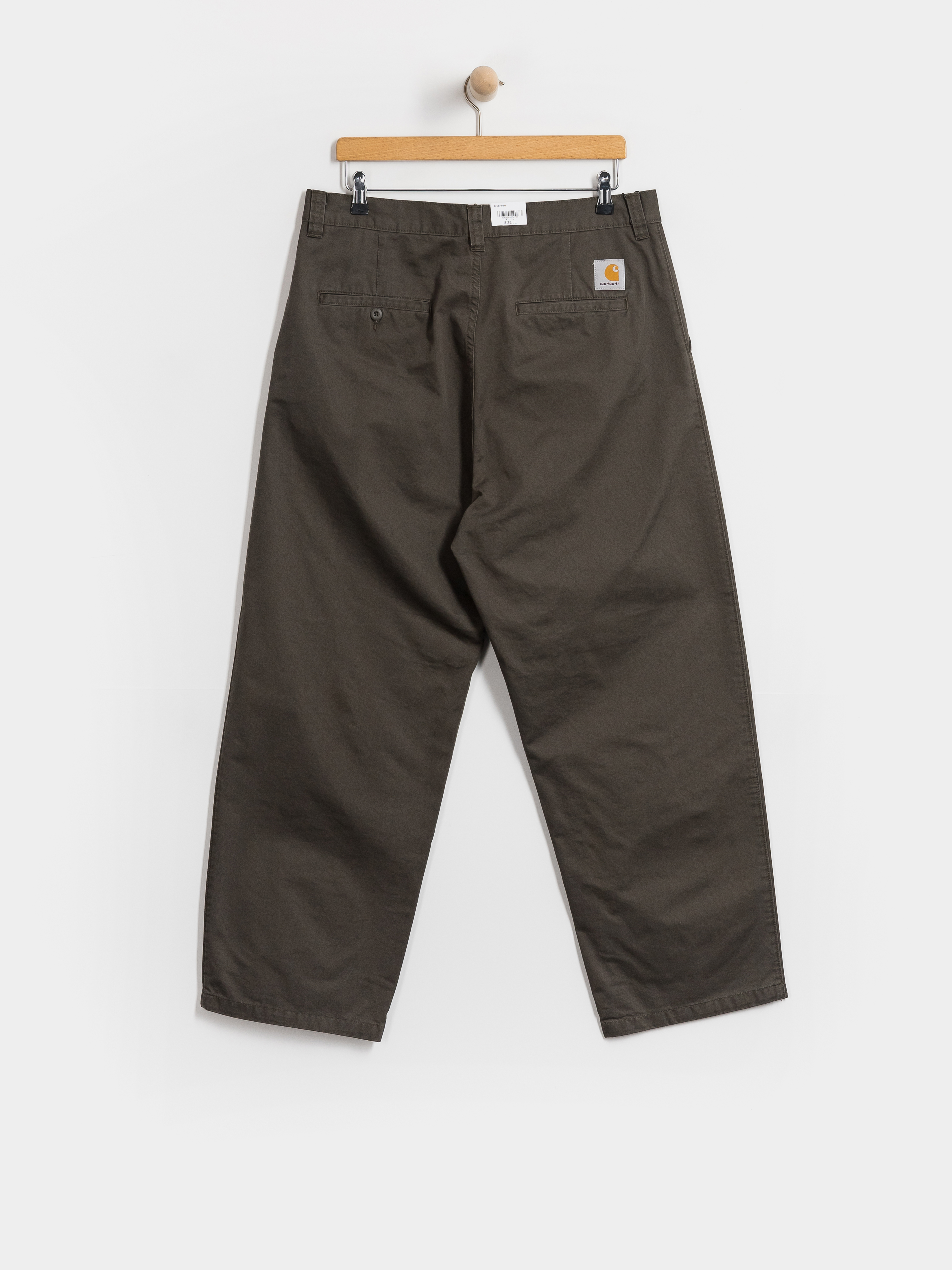 Pantaloni Carhartt WIP Brady (shungite/stone washed)