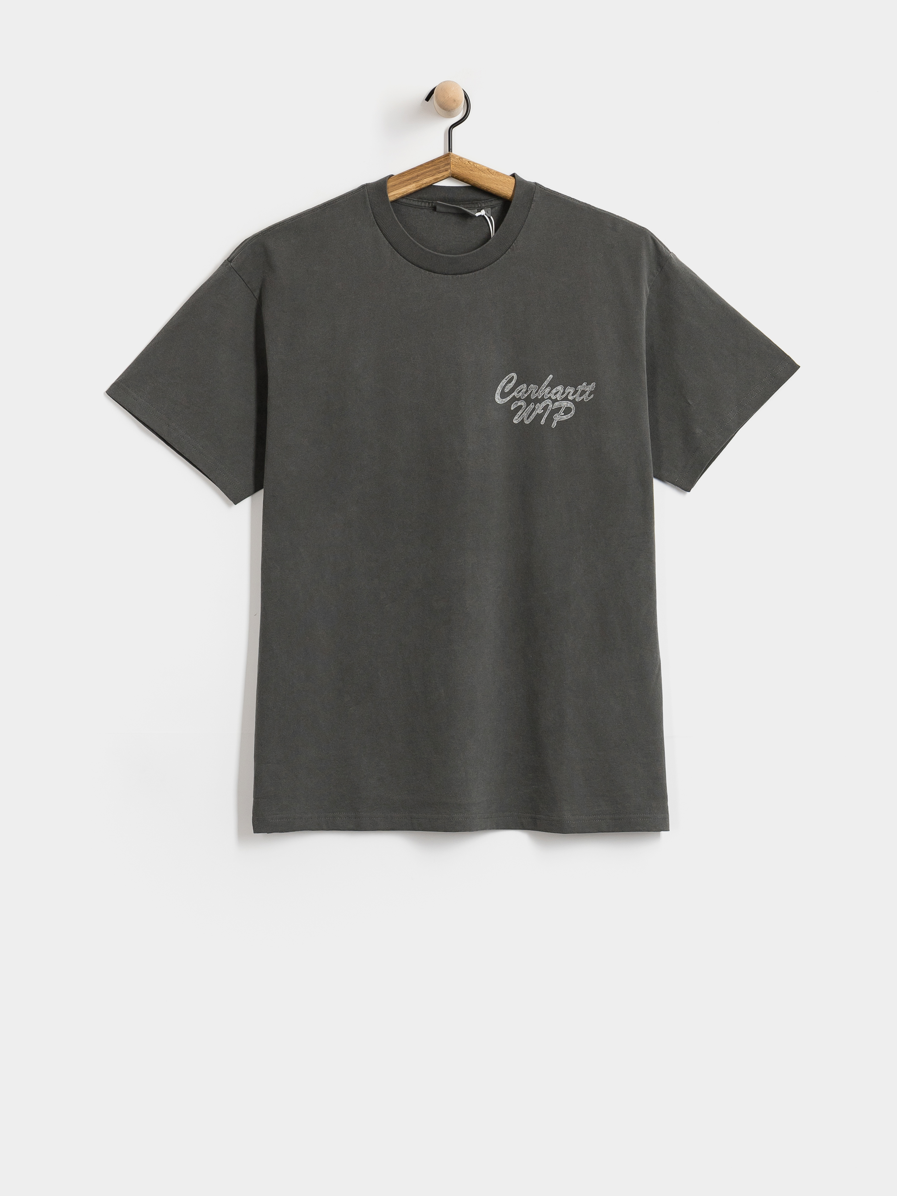 Tricou Carhartt WIP Hatching Script (black/garment dyed)