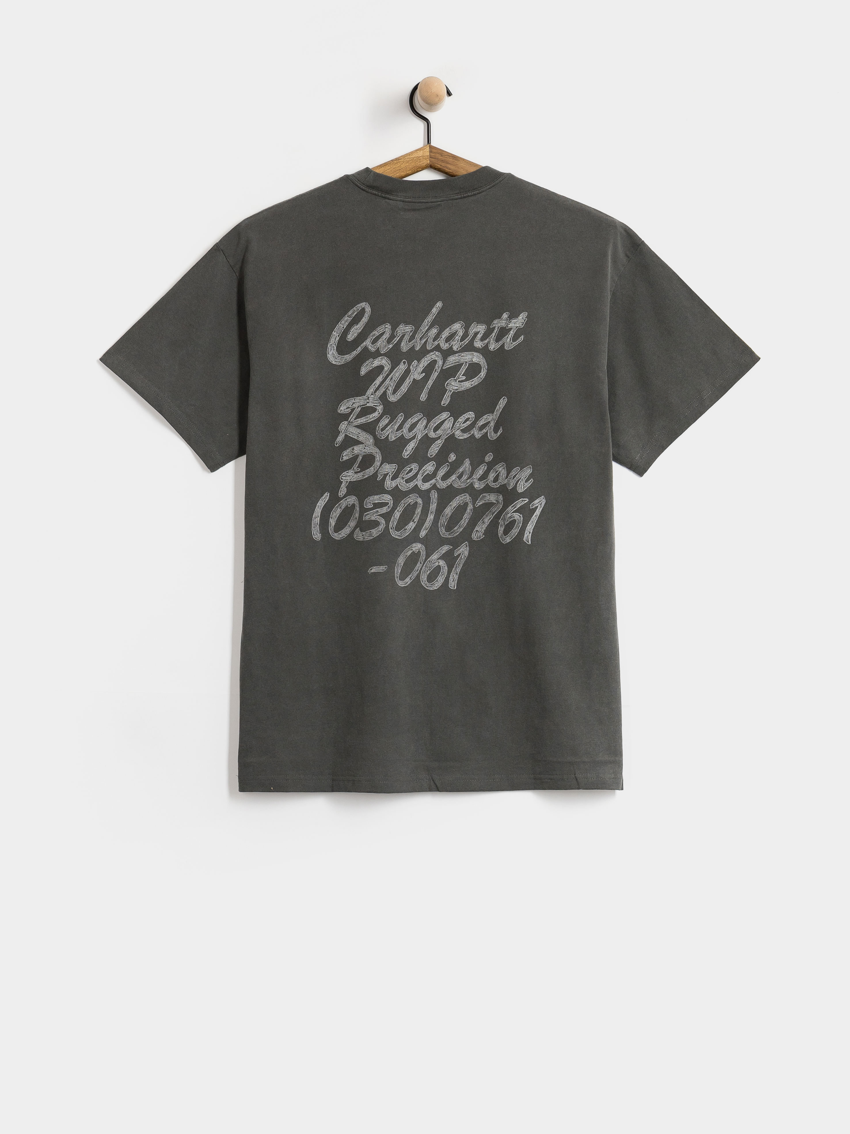 Tricou Carhartt WIP Hatching Script (black/garment dyed)