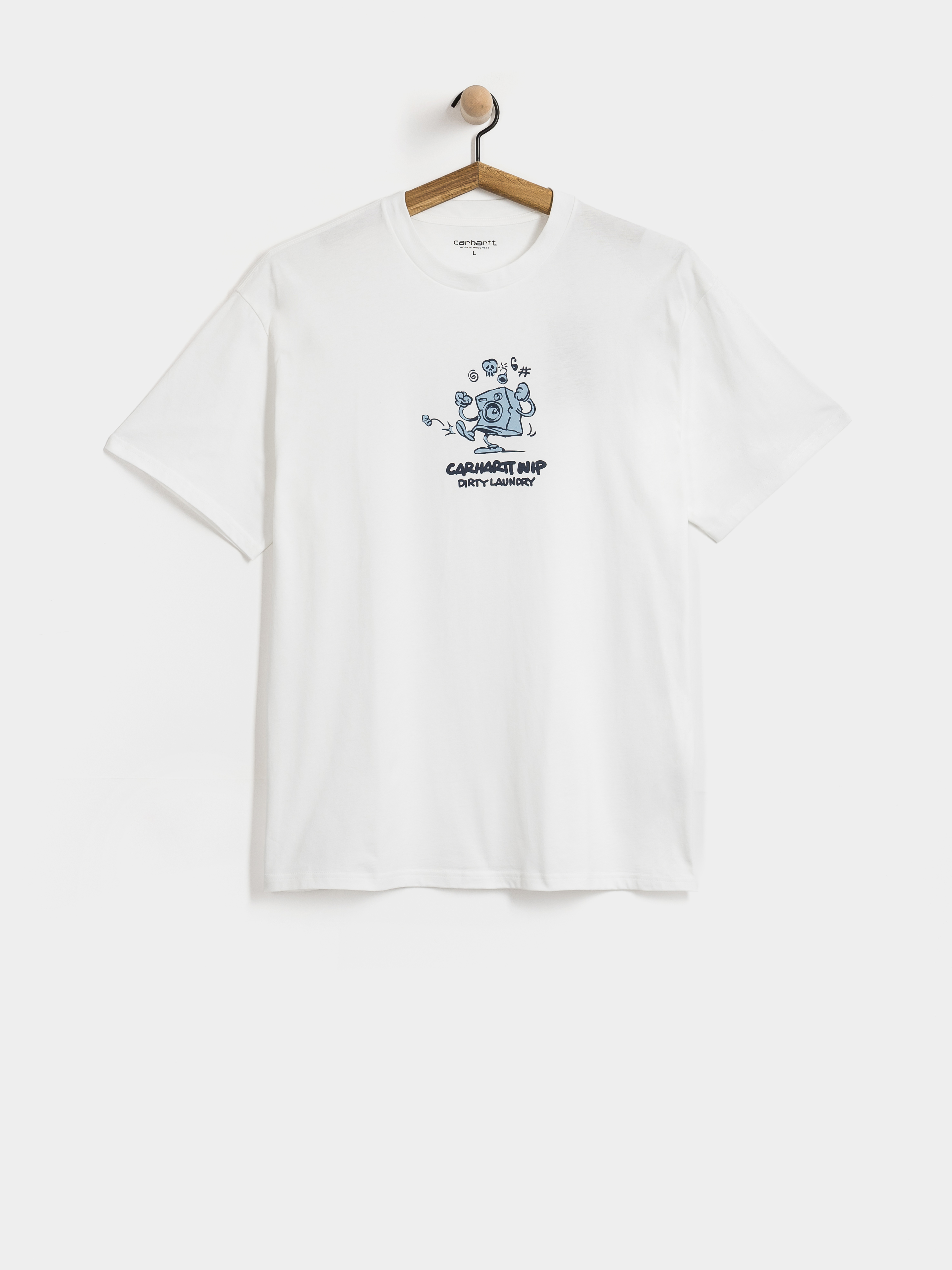 Tricou Carhartt WIP Dirty Laundry (white)