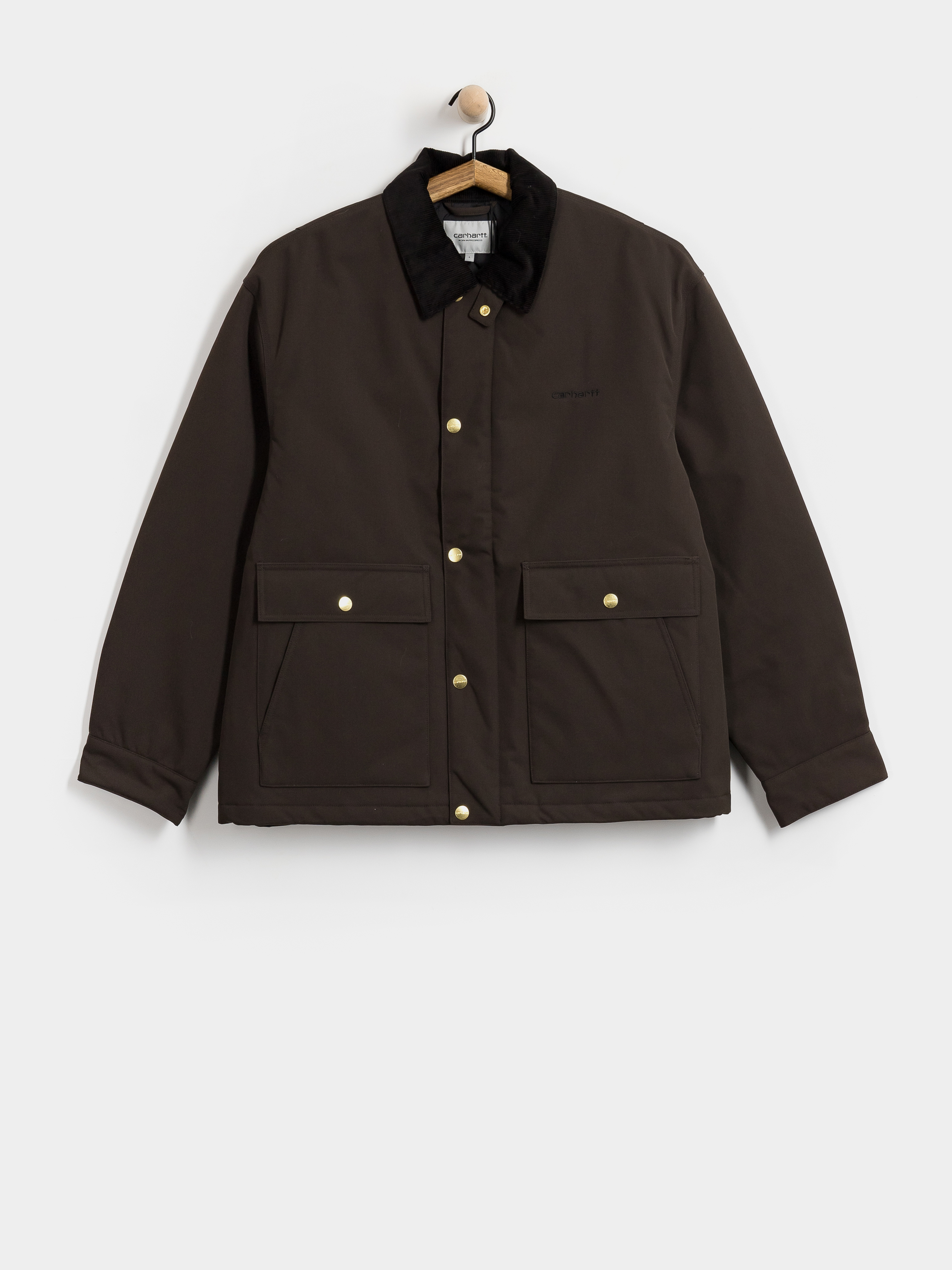 Geacă Carhartt WIP Quentin (tobacco/black)