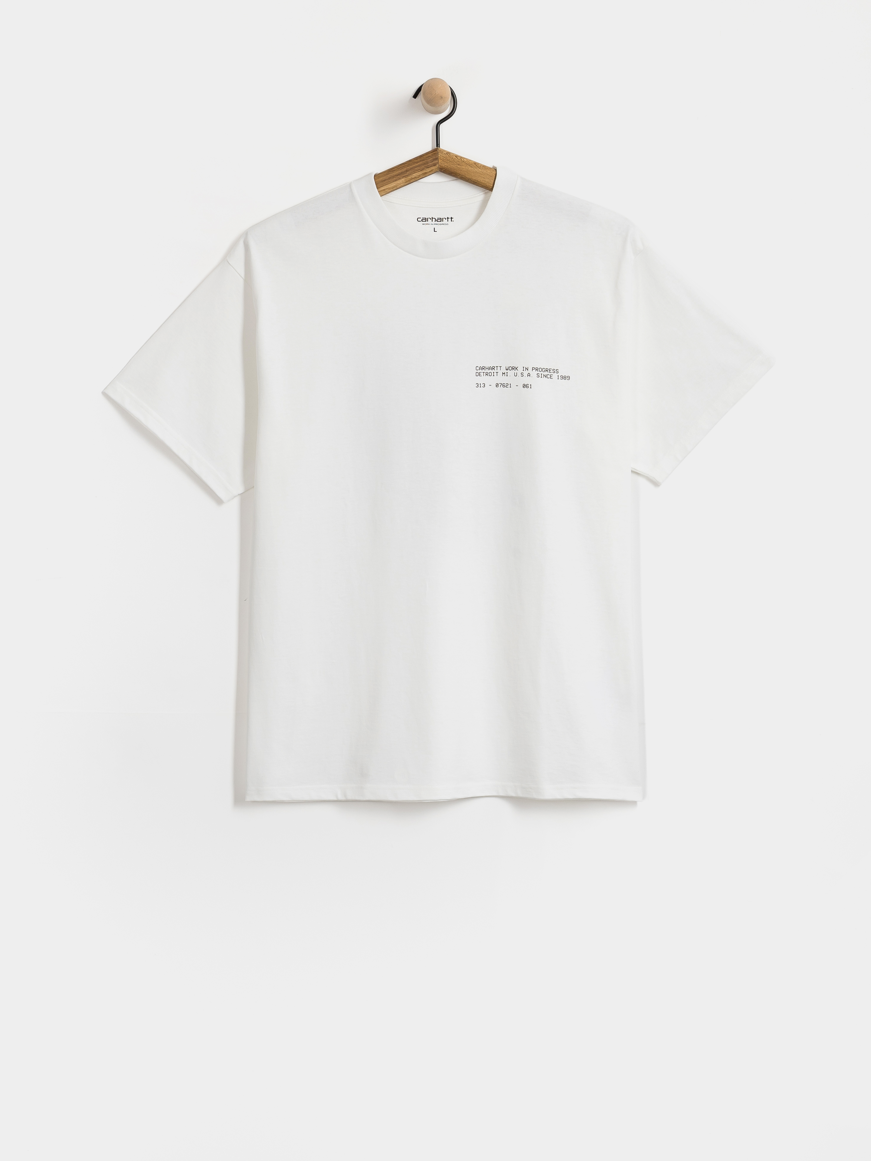 Tricou Carhartt WIP Feather Progress (white)
