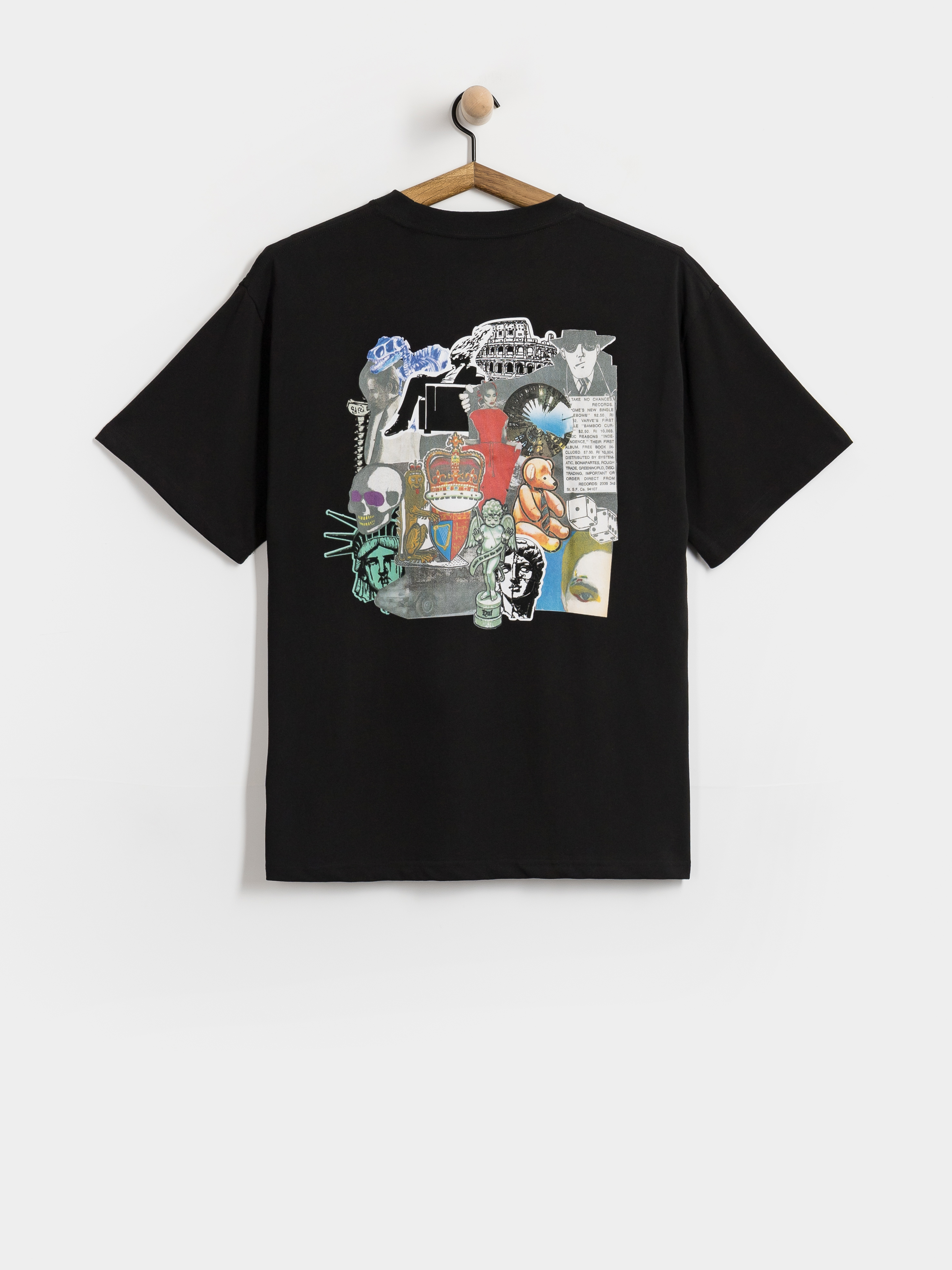 Tricou HUF Boulevard Status (black)