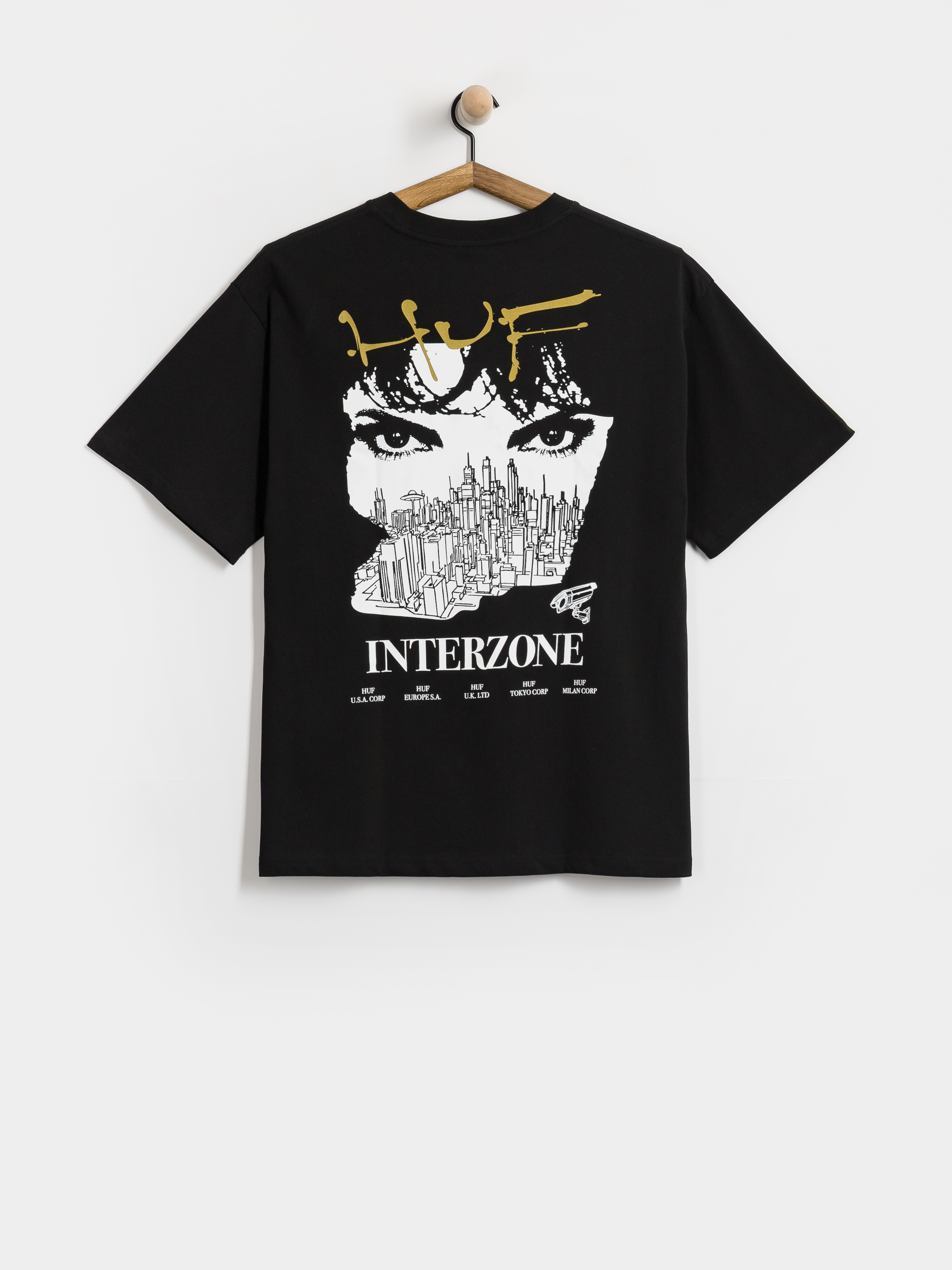 Tricou HUF Interzone (black)