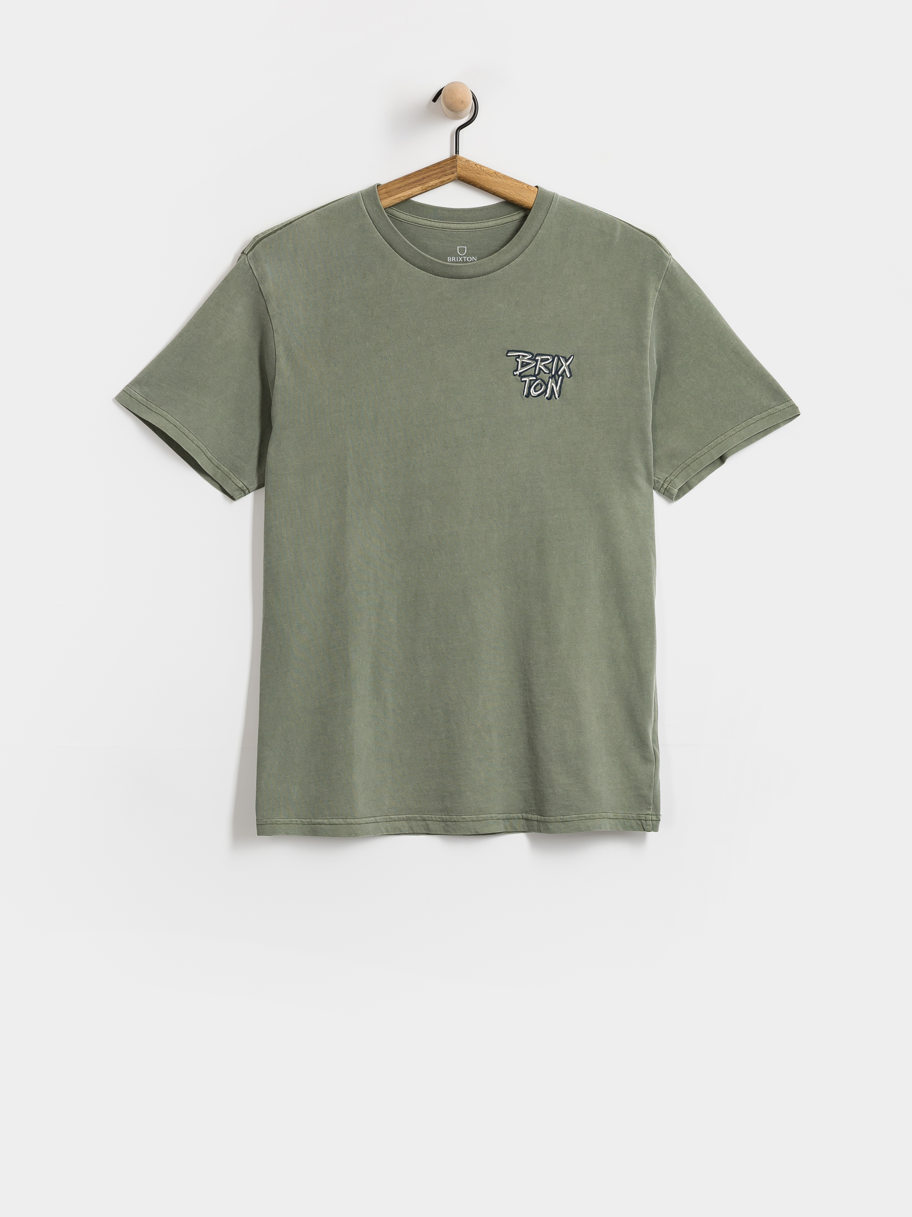 Tricou Brixton Rockton Stnd (olive surplus worn wash)