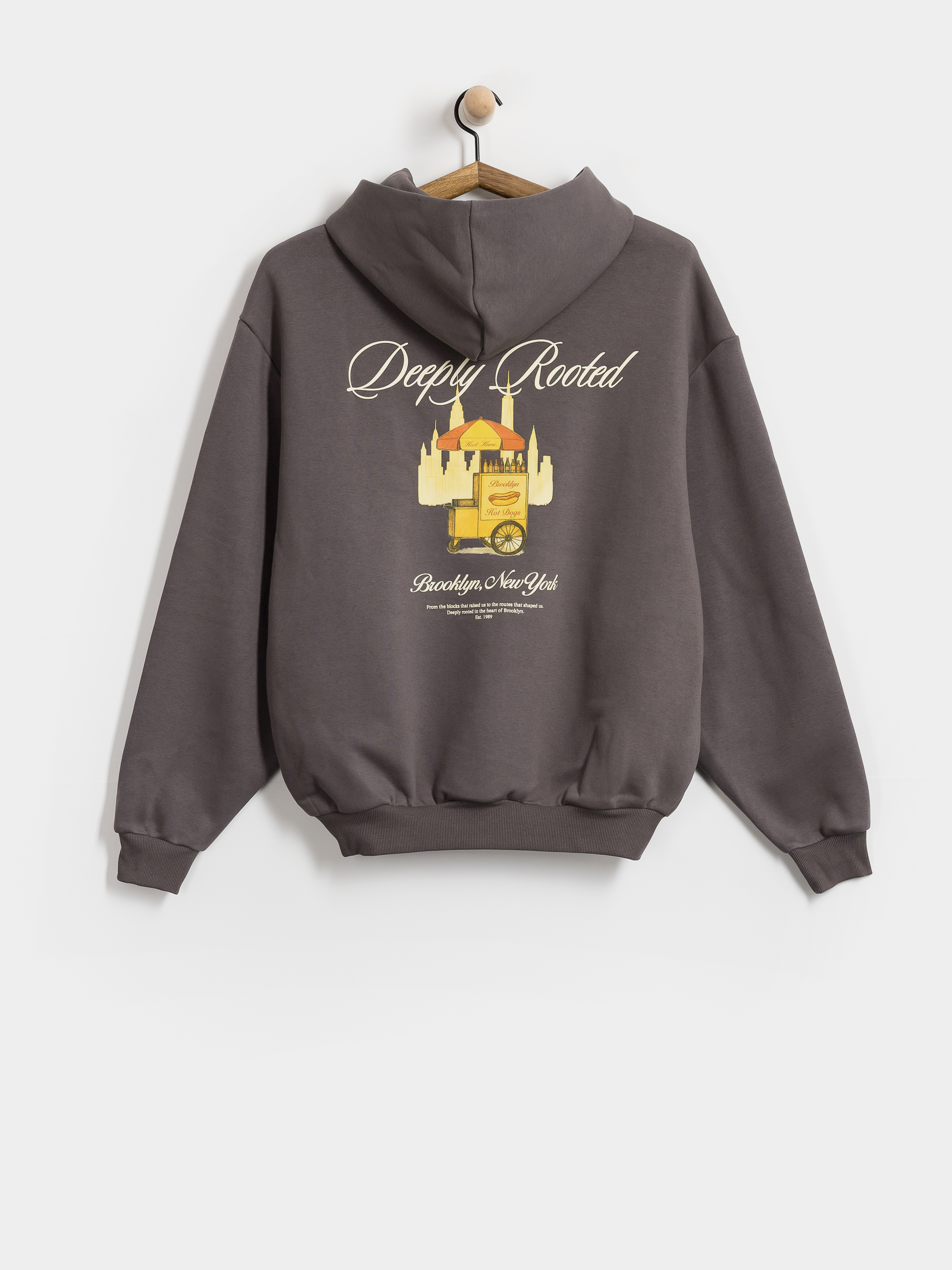 Hanorac cu glugu0103 Karl Kani Signature Hot Dog Oversized HD (dark grey)