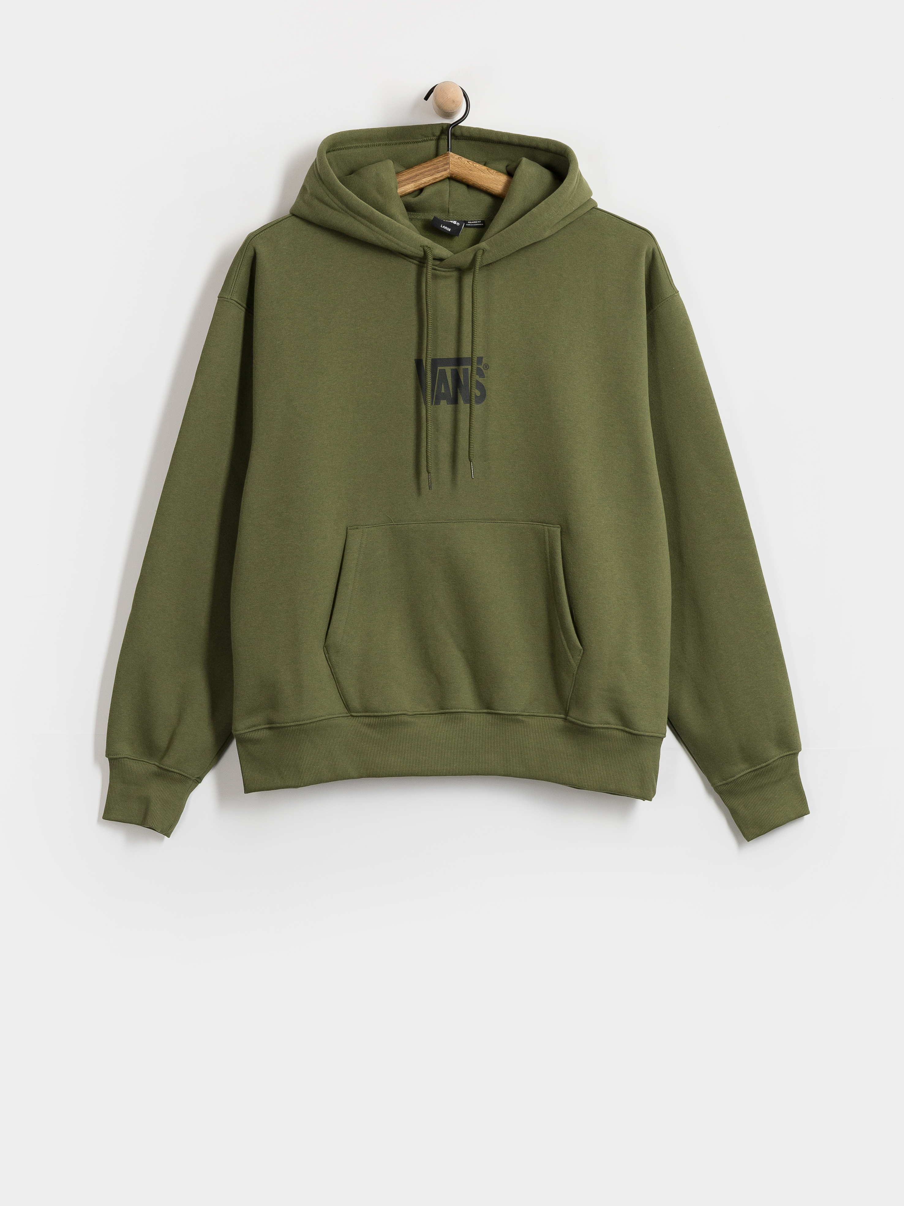 Hanorac cu glugă Vans Stretch Logo HD (green balsam)