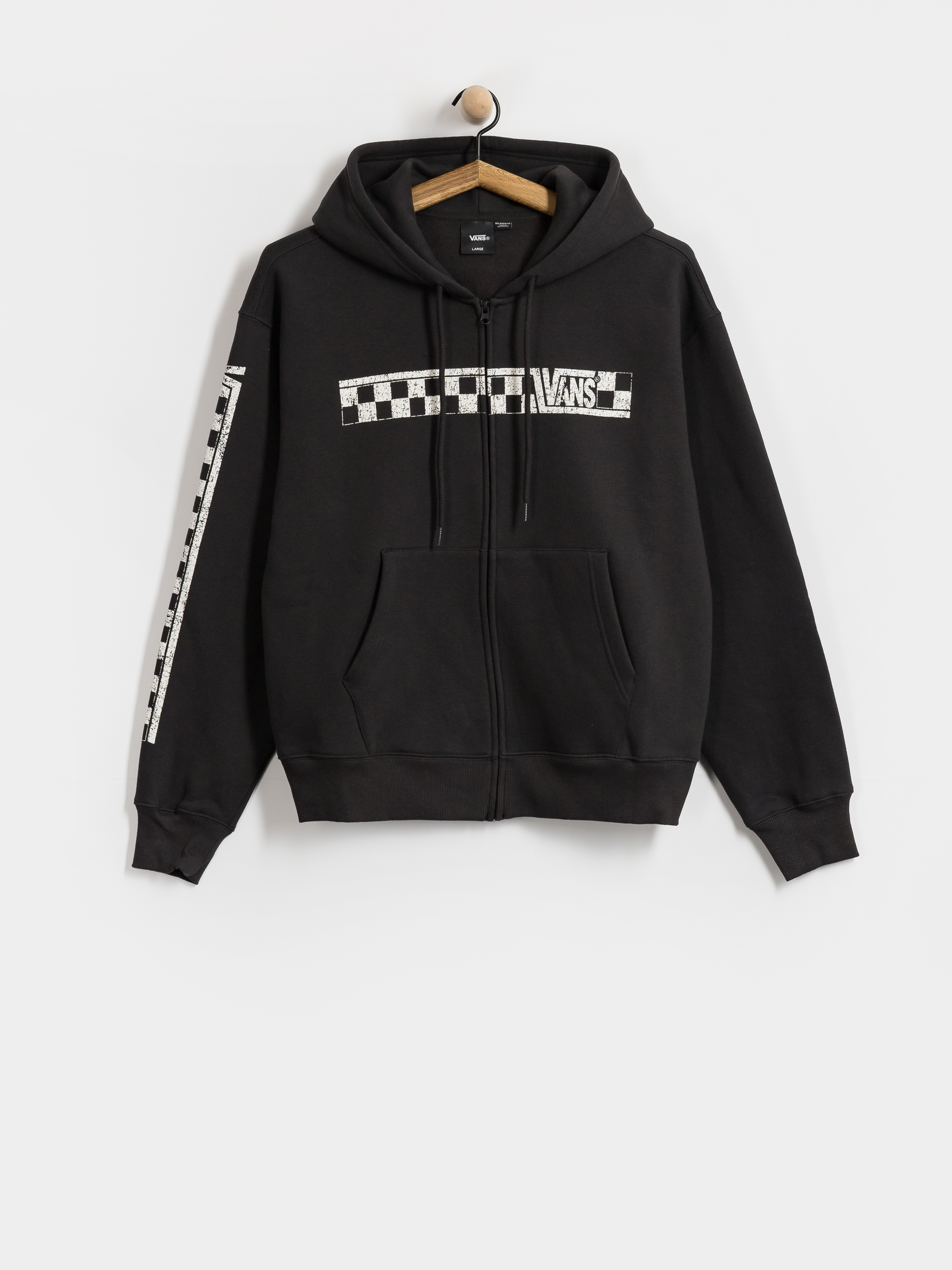 Hanorac cu glugă Vans Racing ZHD (black)
