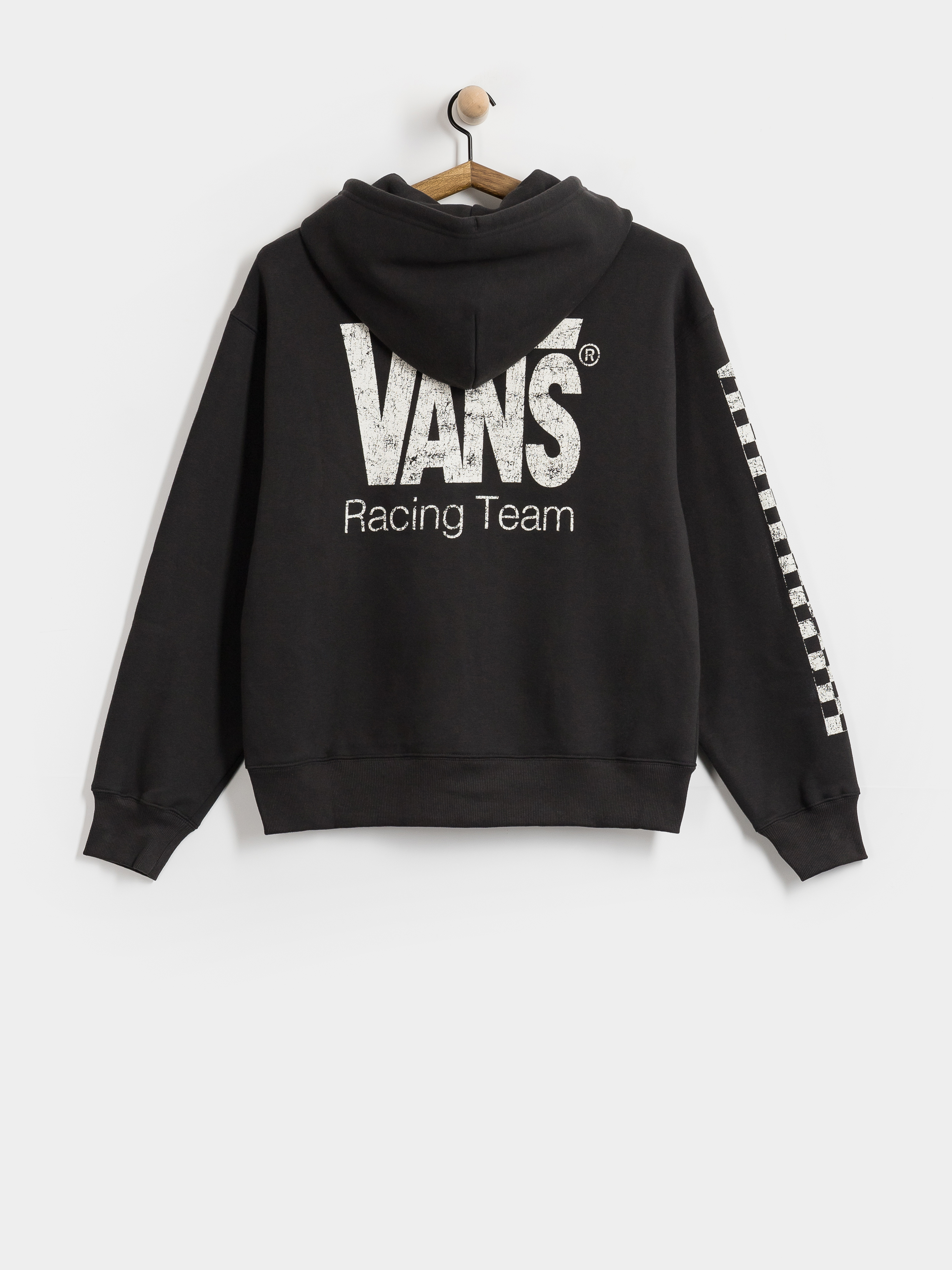 Hanorac cu glugă Vans Racing ZHD (black)