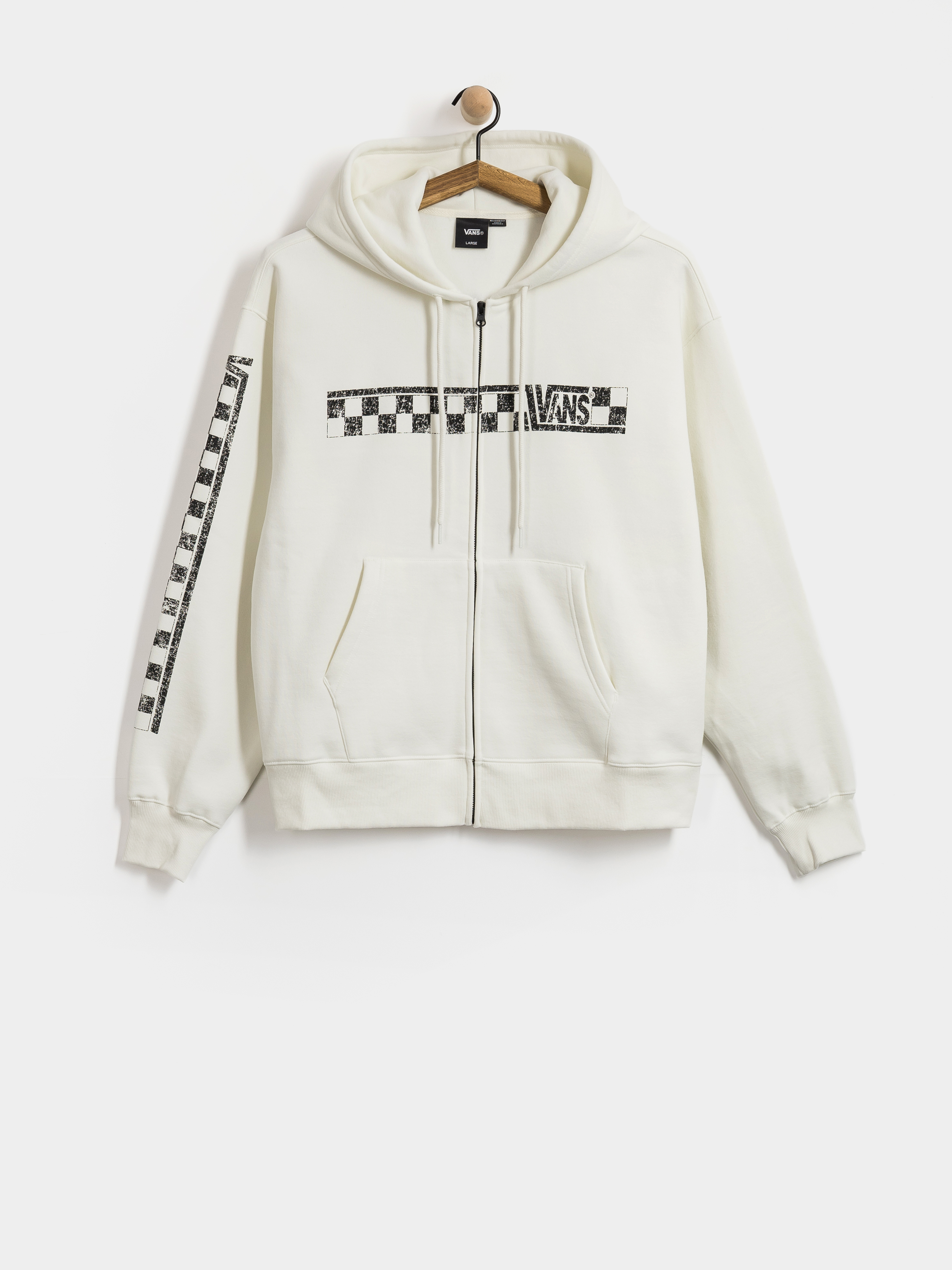 Hanorac cu glugă Vans Racing ZHD (marshmallow)