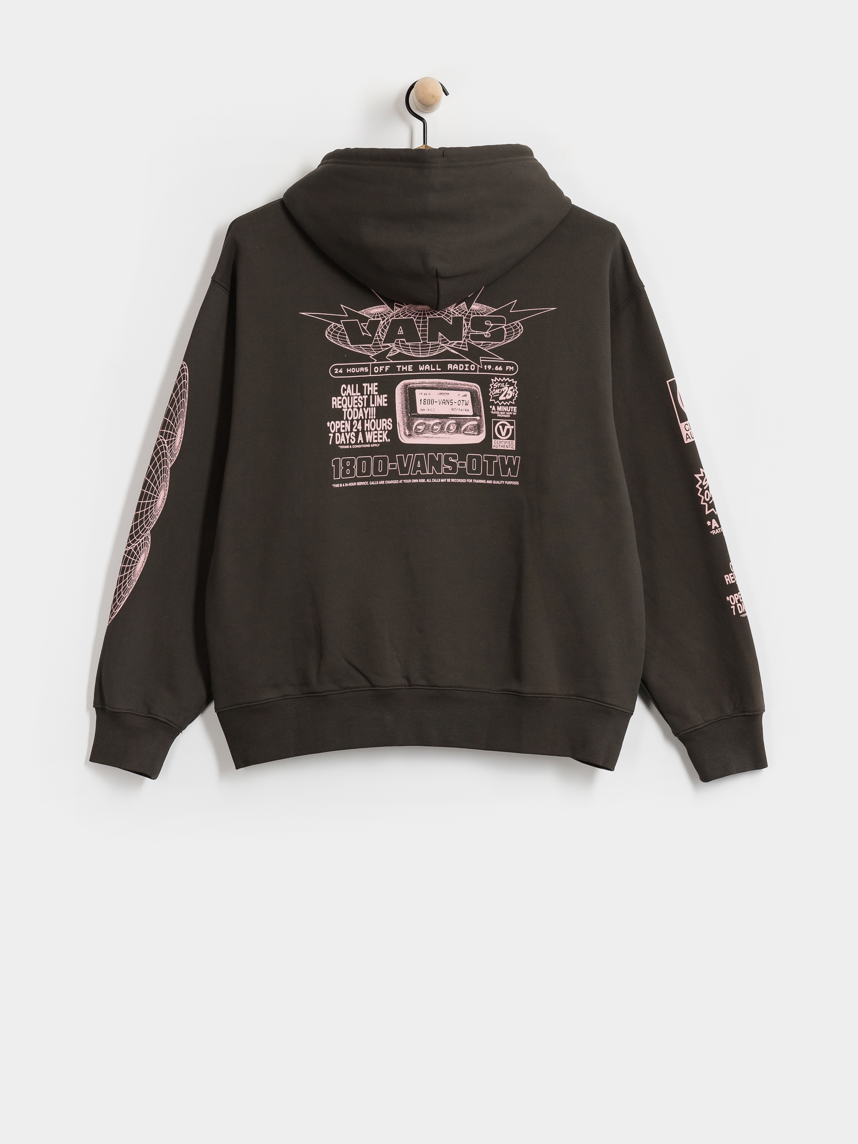 Hanorac cu glugu0103 Vans Hotline Radio HD (faded black)