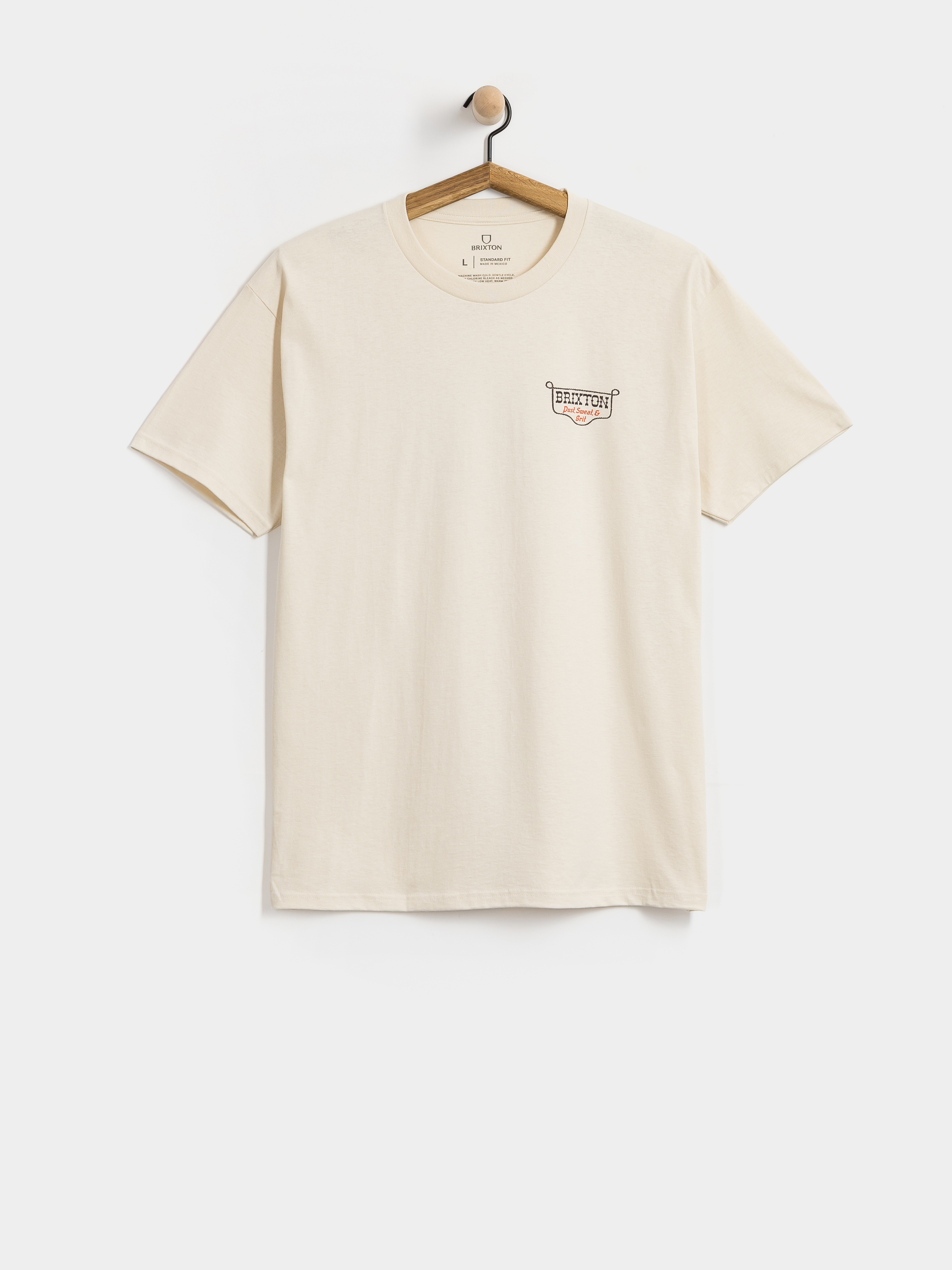 Tricou Brixton Kinsey Stnd (cream)