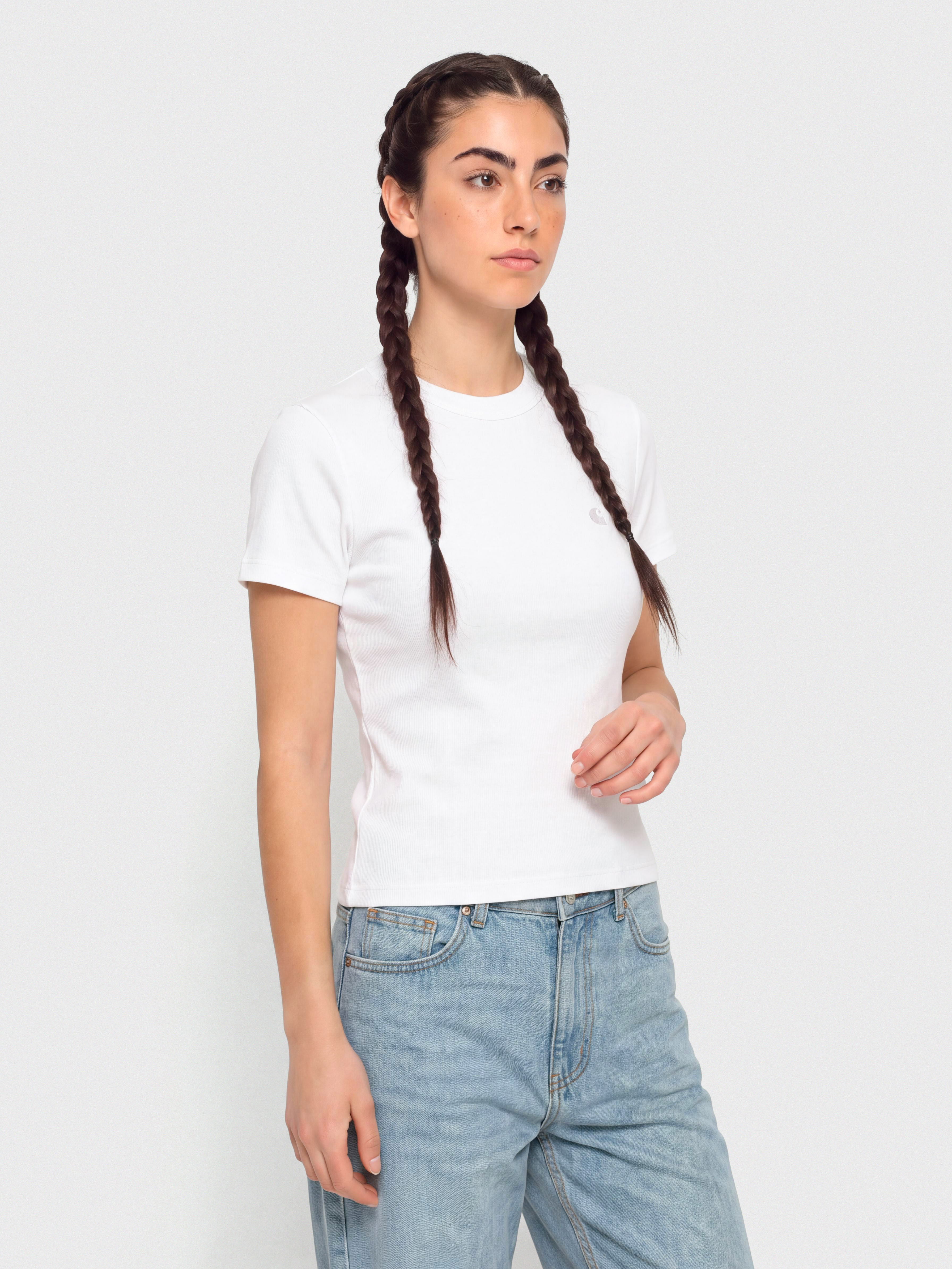 Tricou Carhartt WIP Philipa Wmn (white)