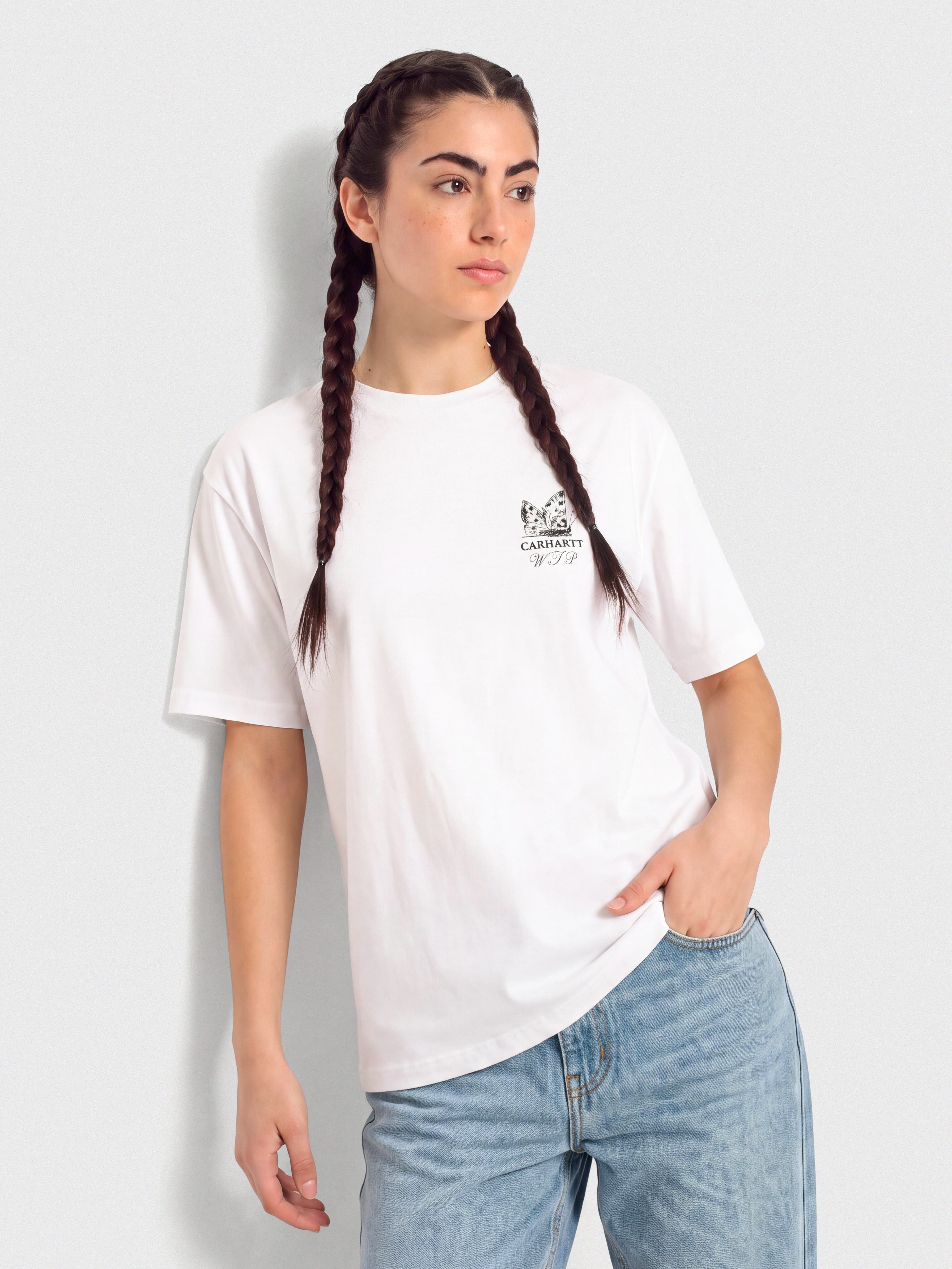 Tricou Carhartt WIP Silver Cups Wmn (white)
