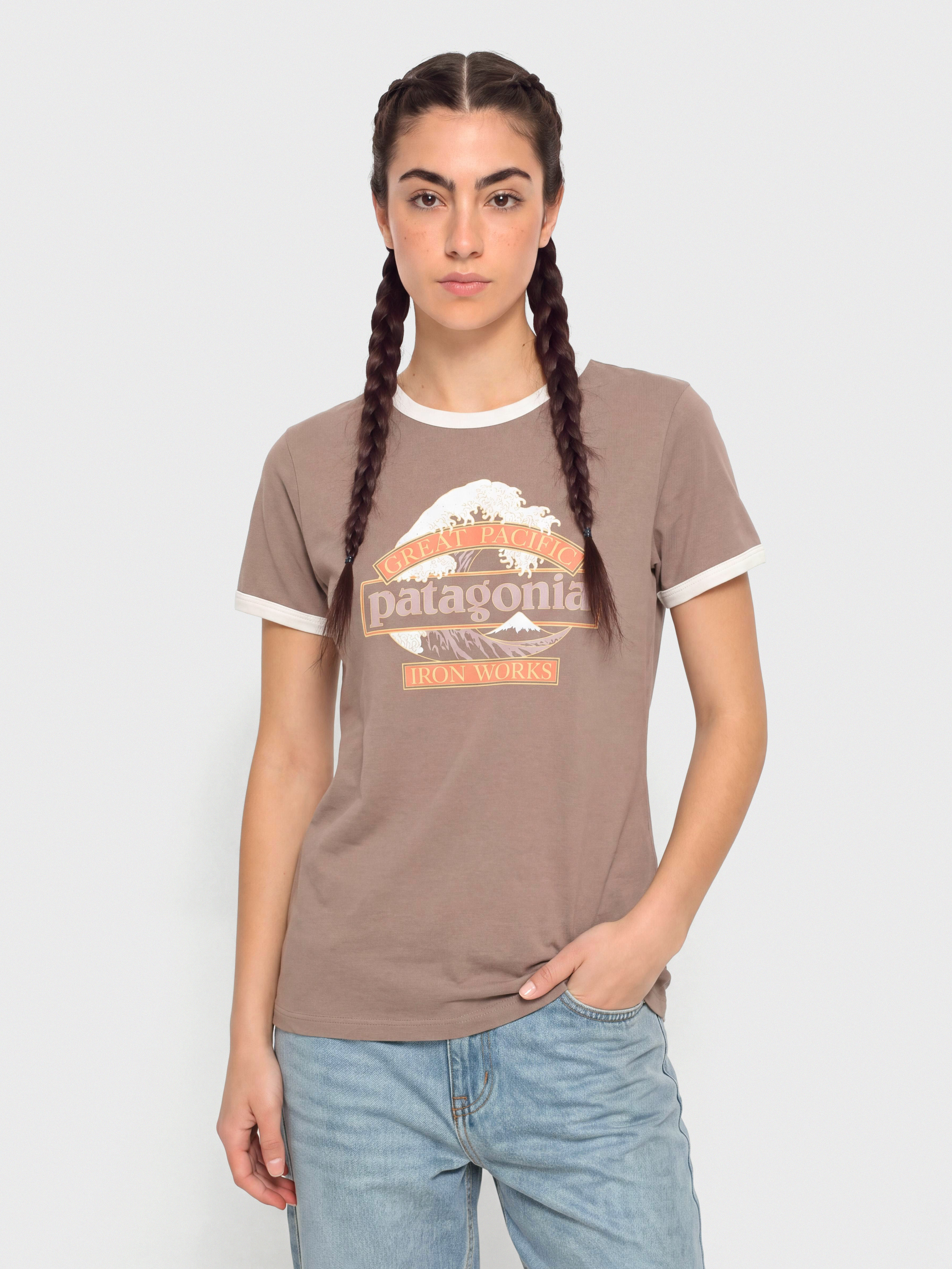 Tricou Patagonia Great Waves Ringer Wmn