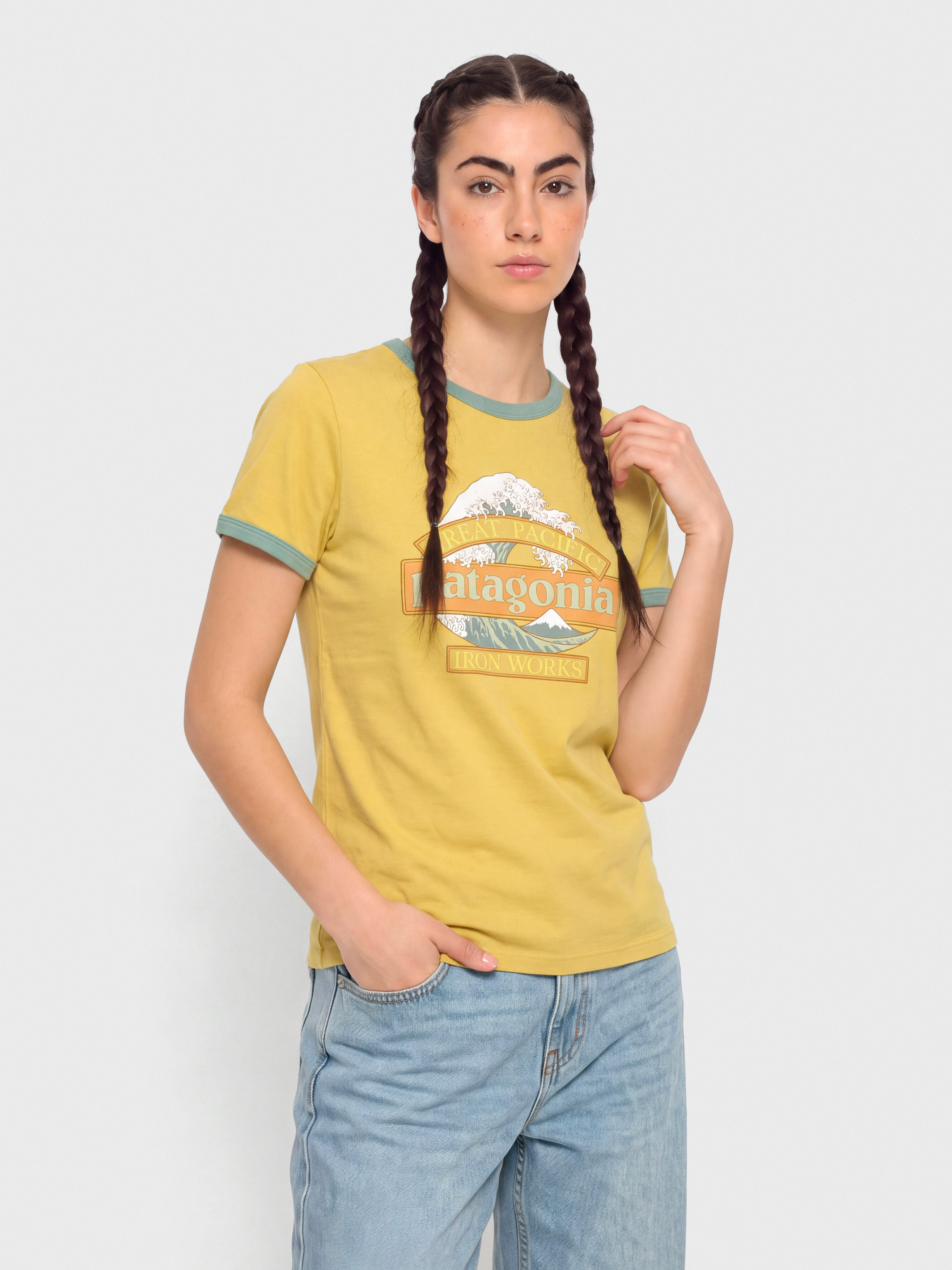 Tricou Patagonia Great Waves Ringer Wmn
