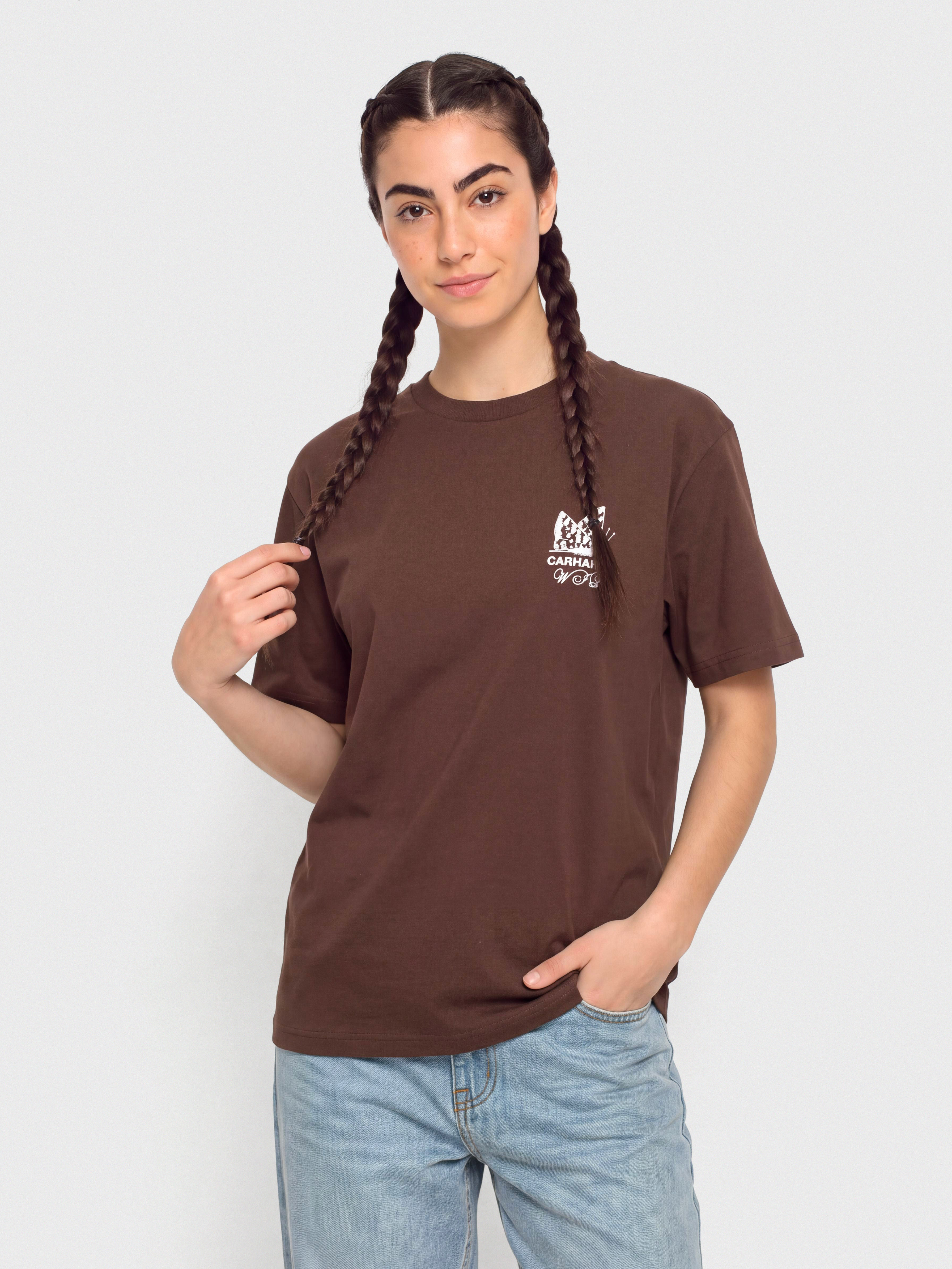 Tricou Carhartt WIP Silver Cups Wmn (amarone)