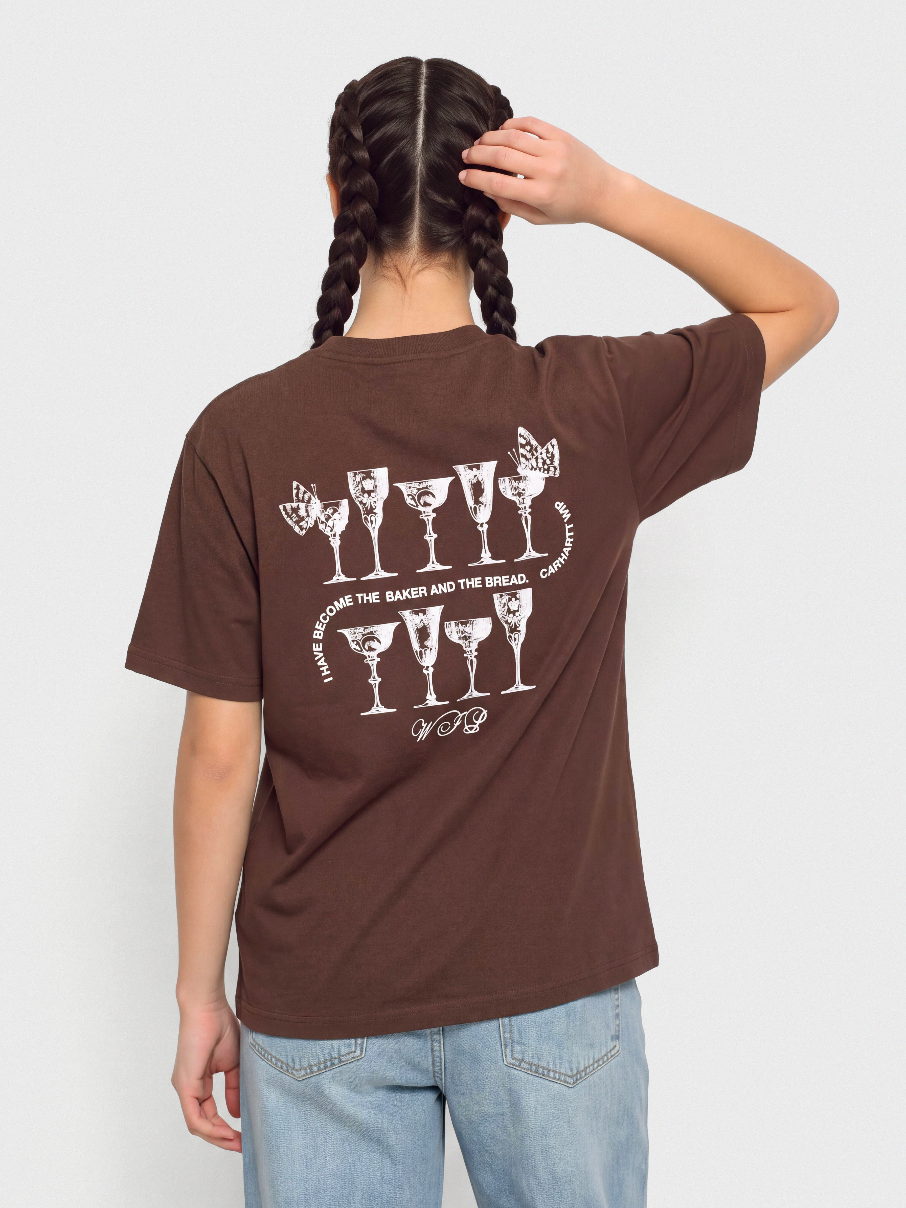 Tricou Carhartt WIP Silver Cups Wmn (amarone)