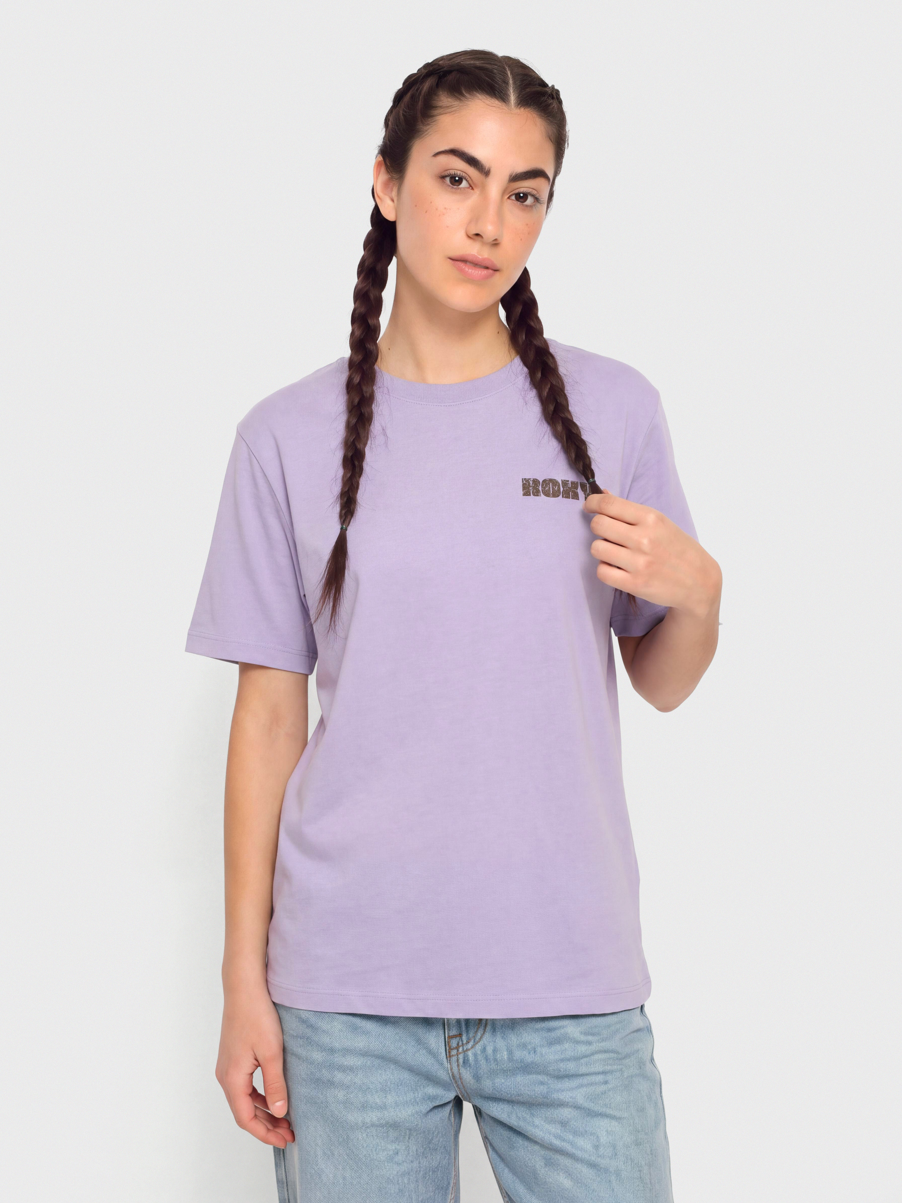 Tricou Roxy Oceanregular Poster Wmn (viola)