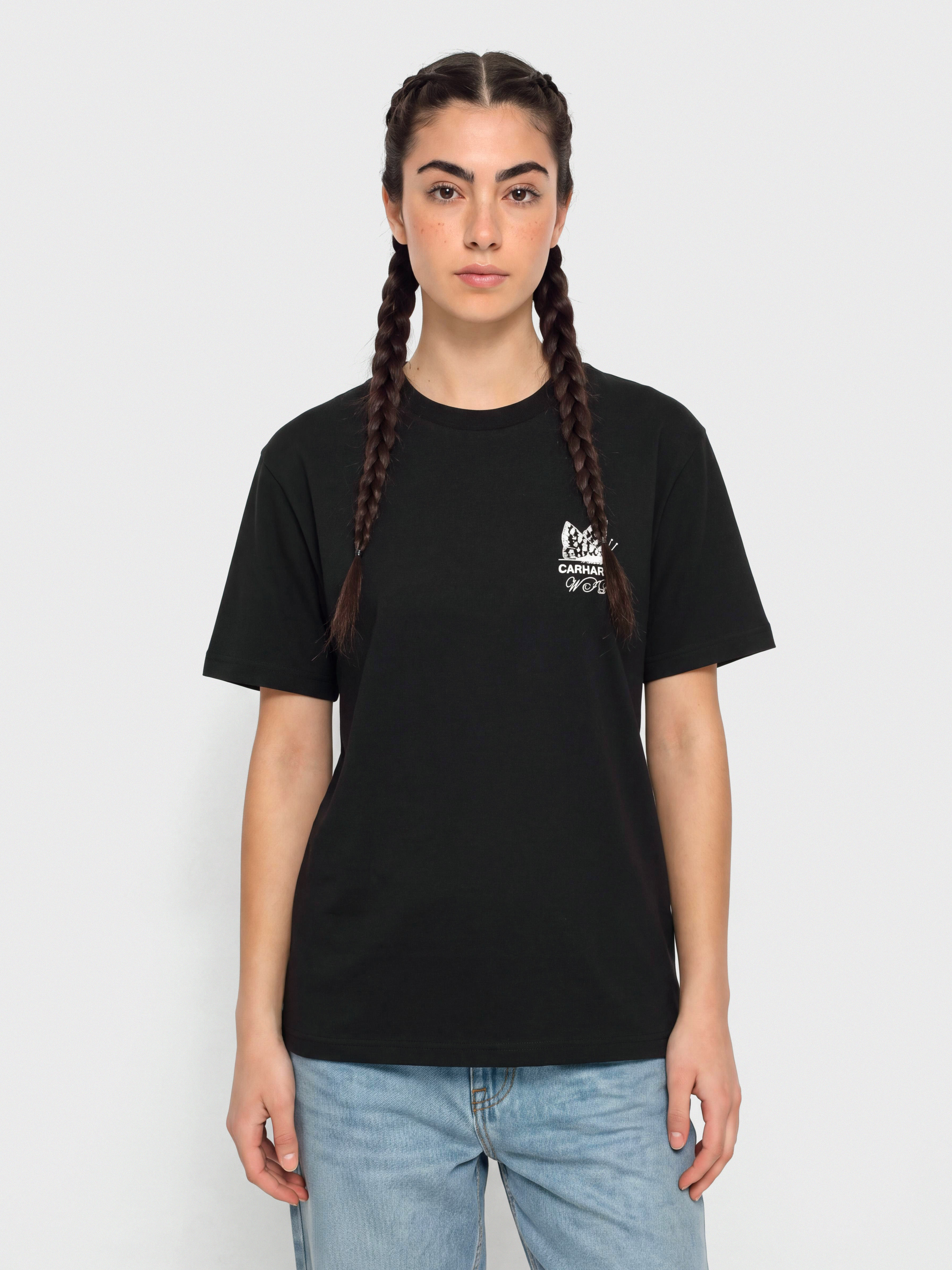 Tricou Carhartt WIP Silver Cups Wmn (black)