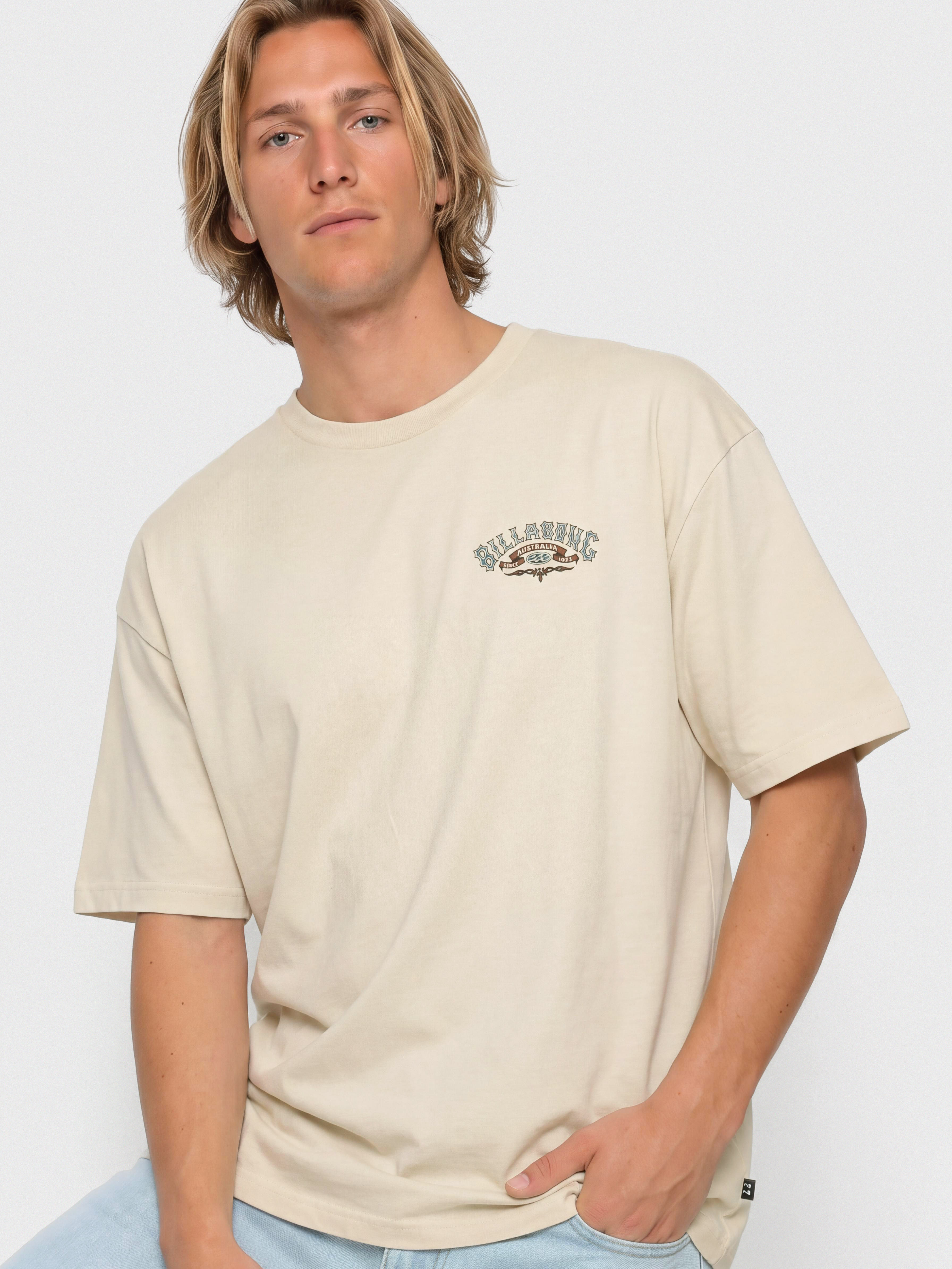 Tricou Billabong Heritage Og (oatmeal)