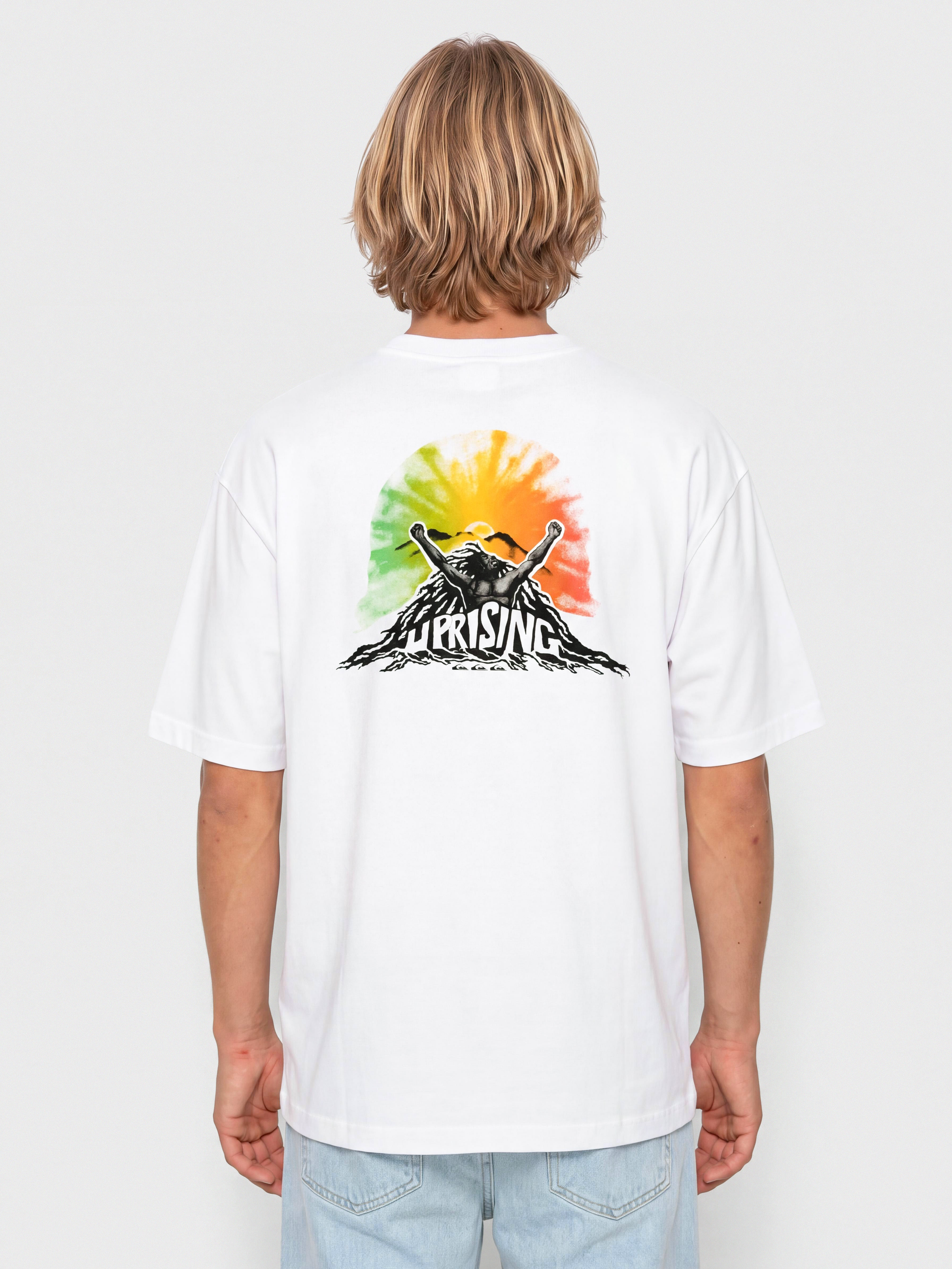 Tricou Quiksilver X Bob Uprising (snow white)