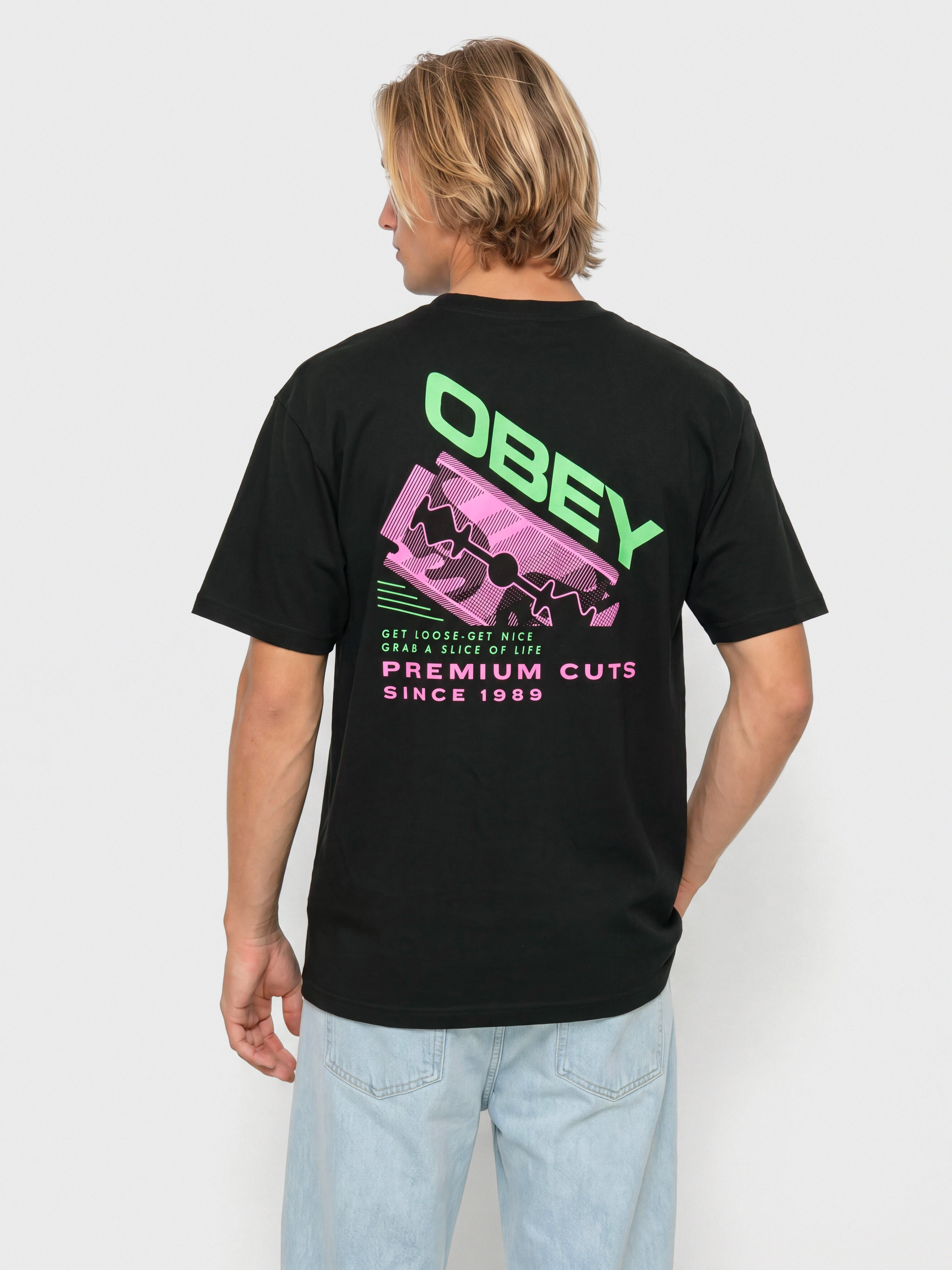 Tricou OBEY Razor (black)