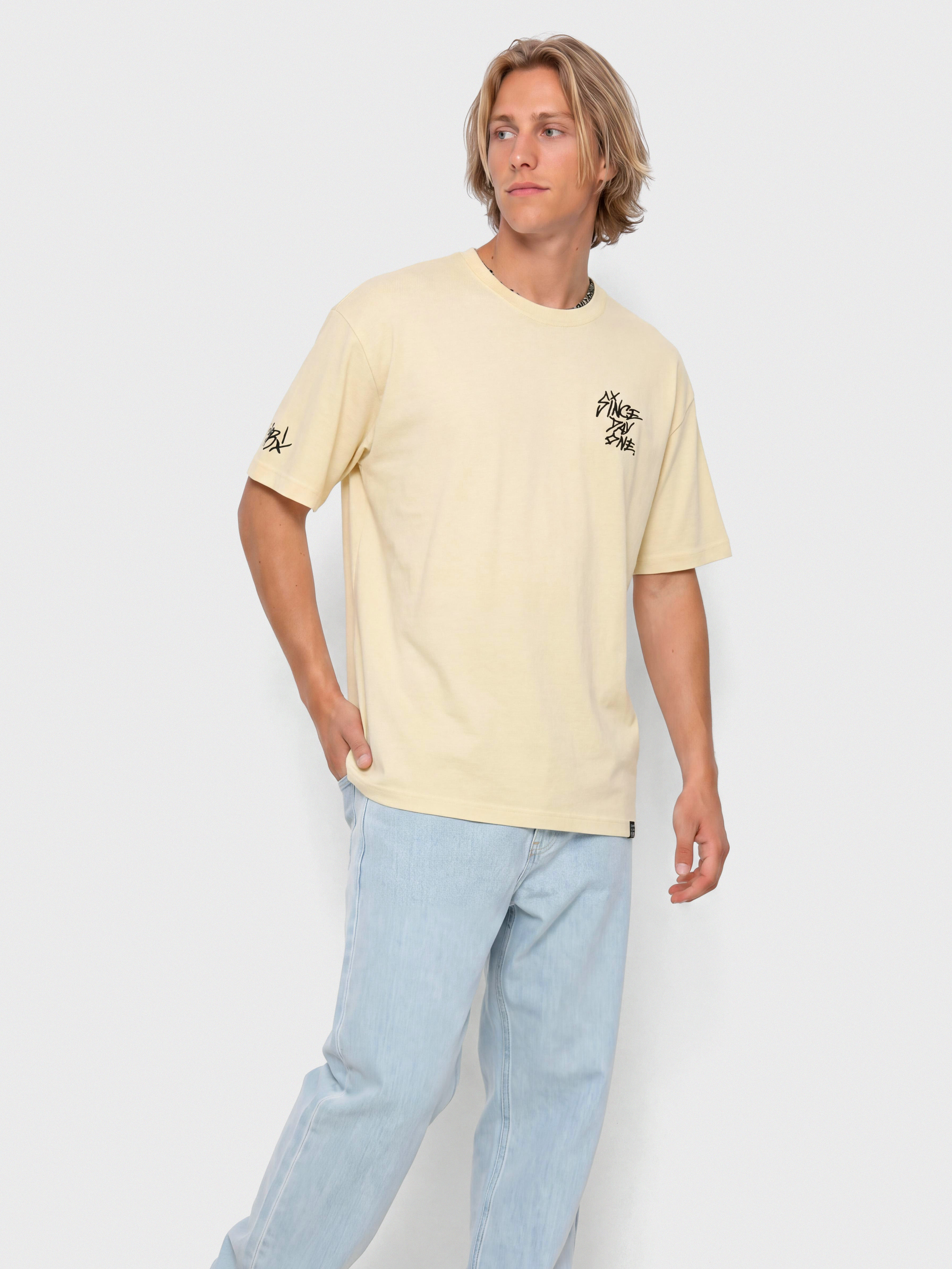 Tricou Hurley Smile (cream)