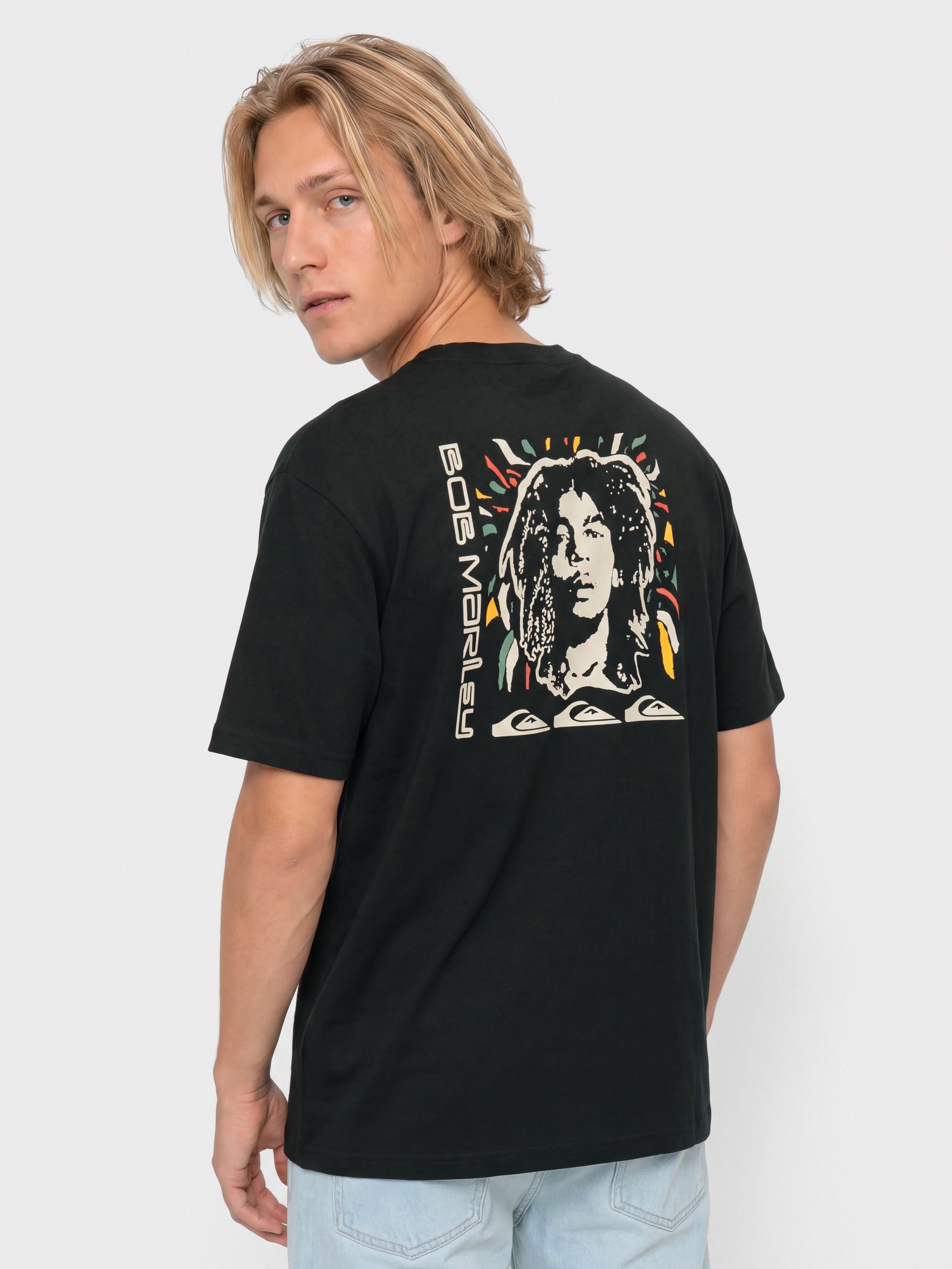 Tricou Quiksilver X Bob Warhead (black)