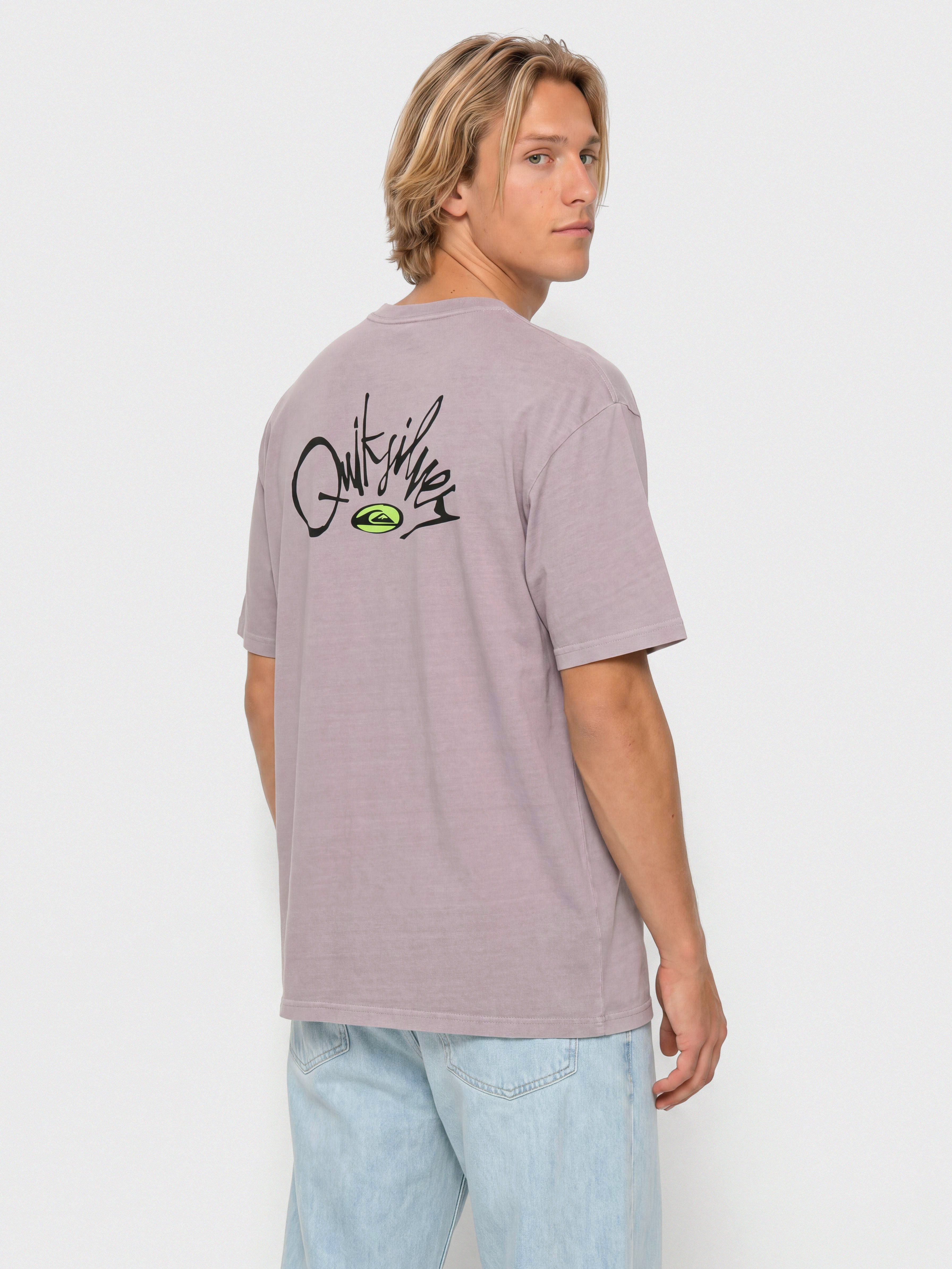 Tricou Quiksilver Harbor (purple ash)