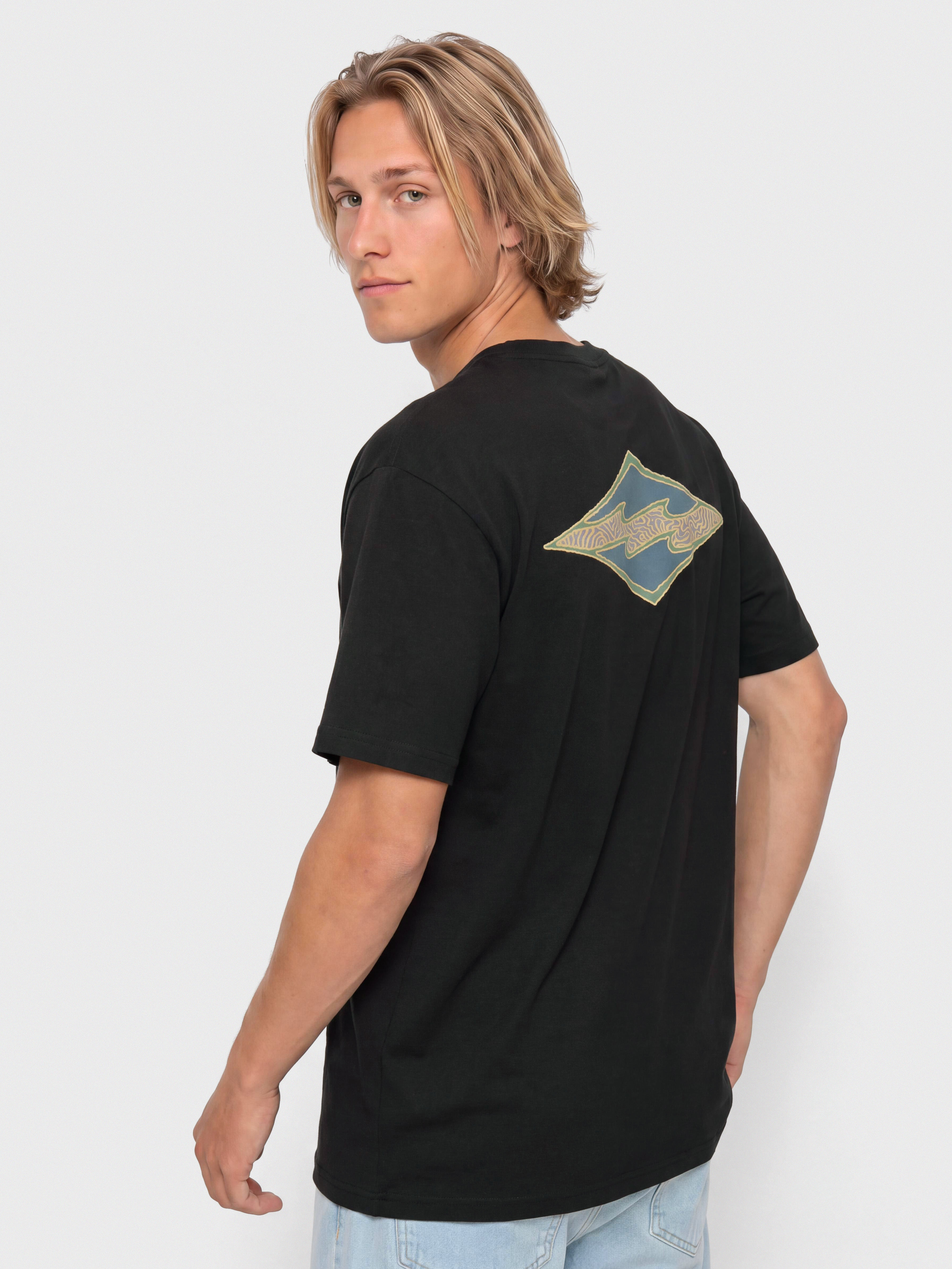 Tricou Billabong Crayon Wave (black)