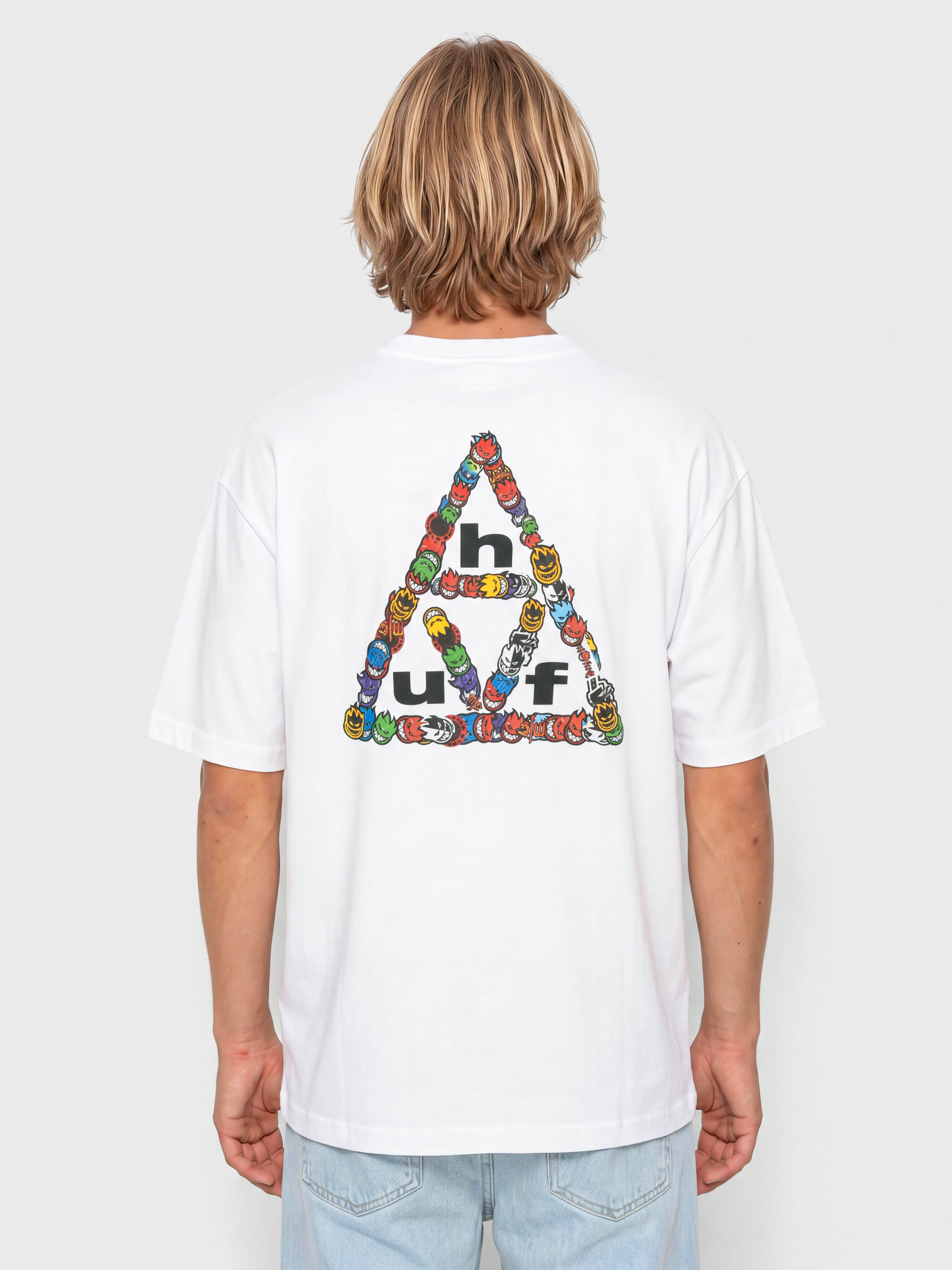 Tricou HUF X Spitfire Sticker TT (white)