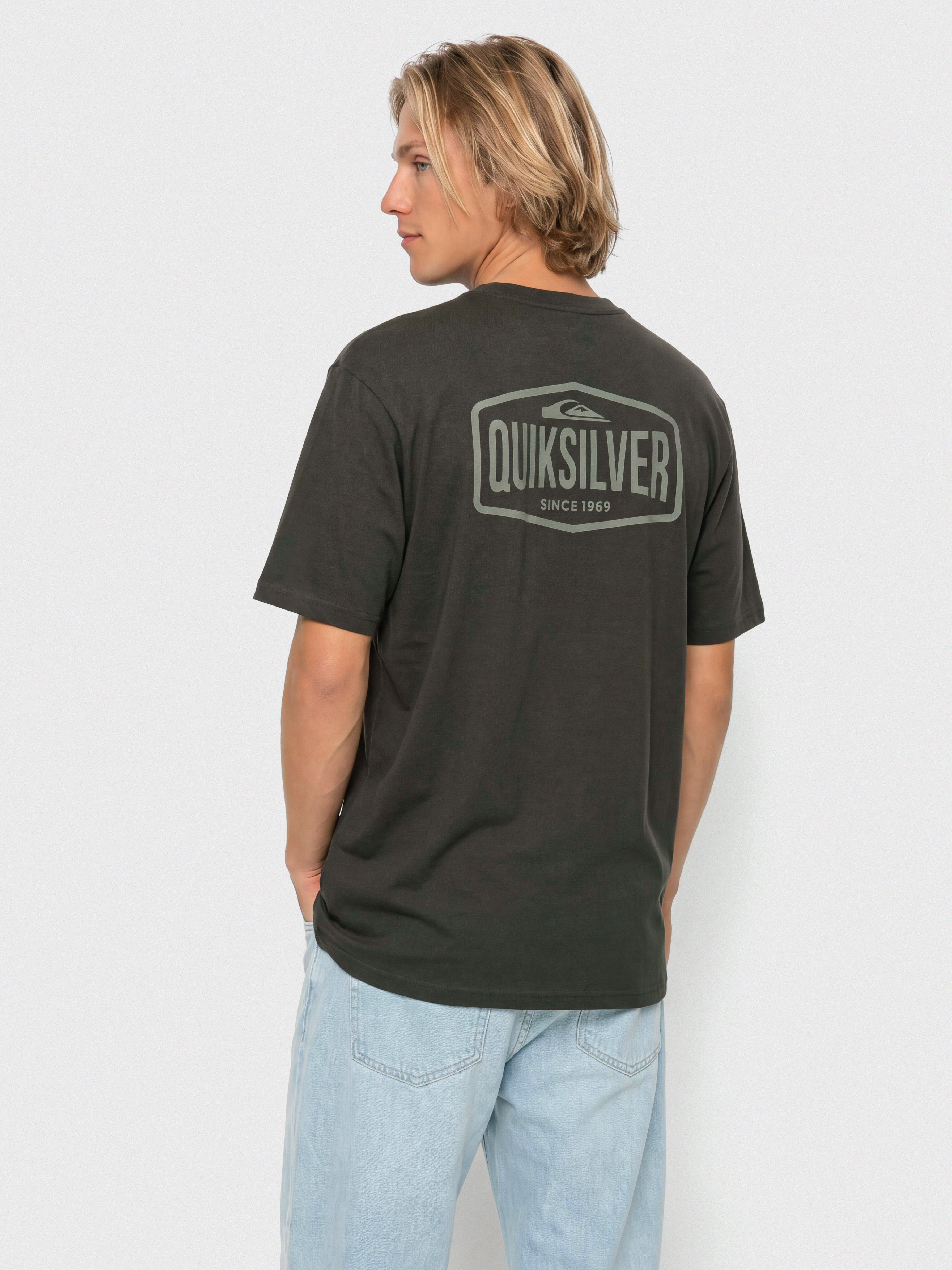 Tricou Quiksilver Ev Surf Garage (tarmac)