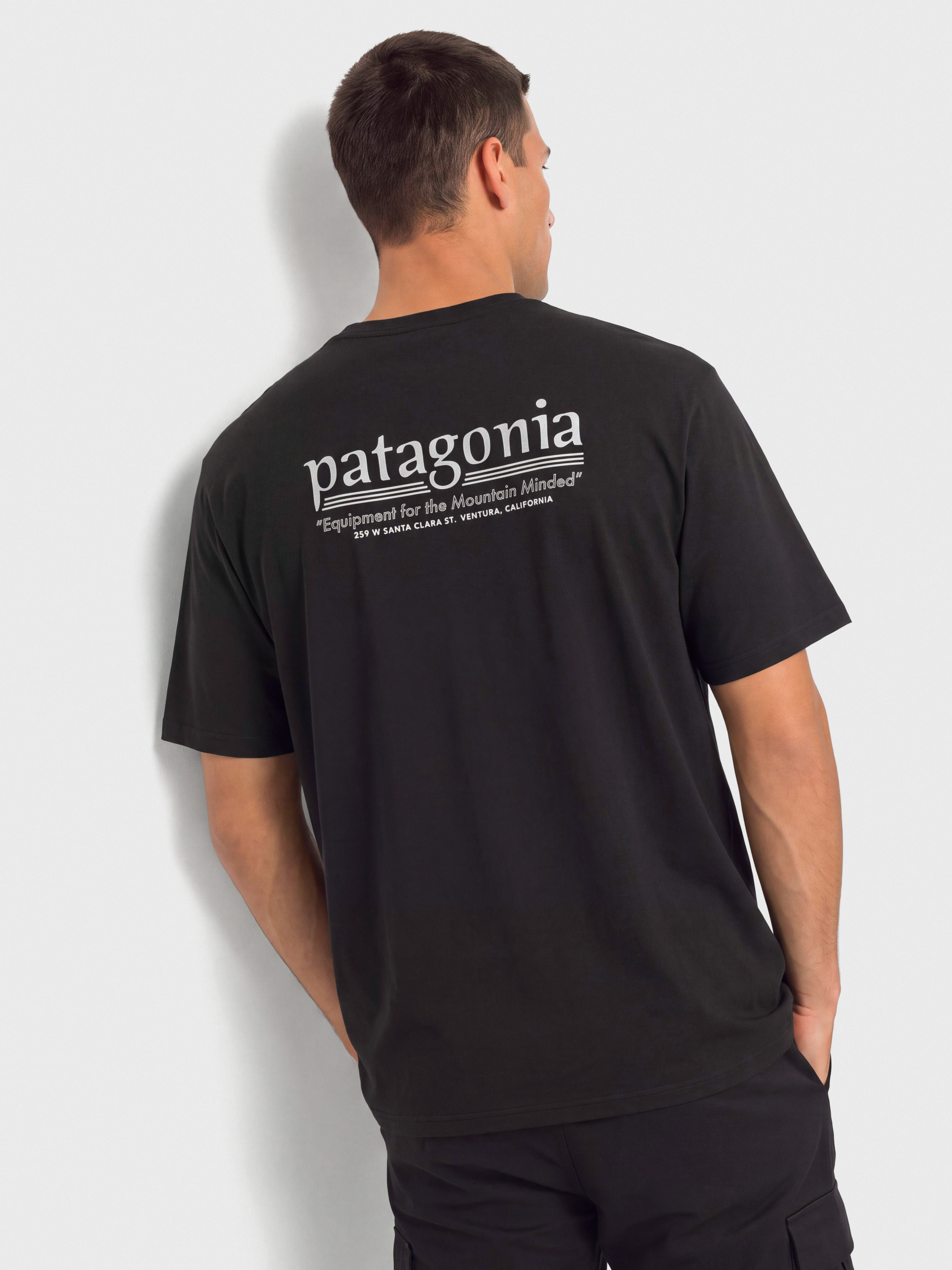 Tricou Patagonia Cap Cool Daily Hut Tripper (black)