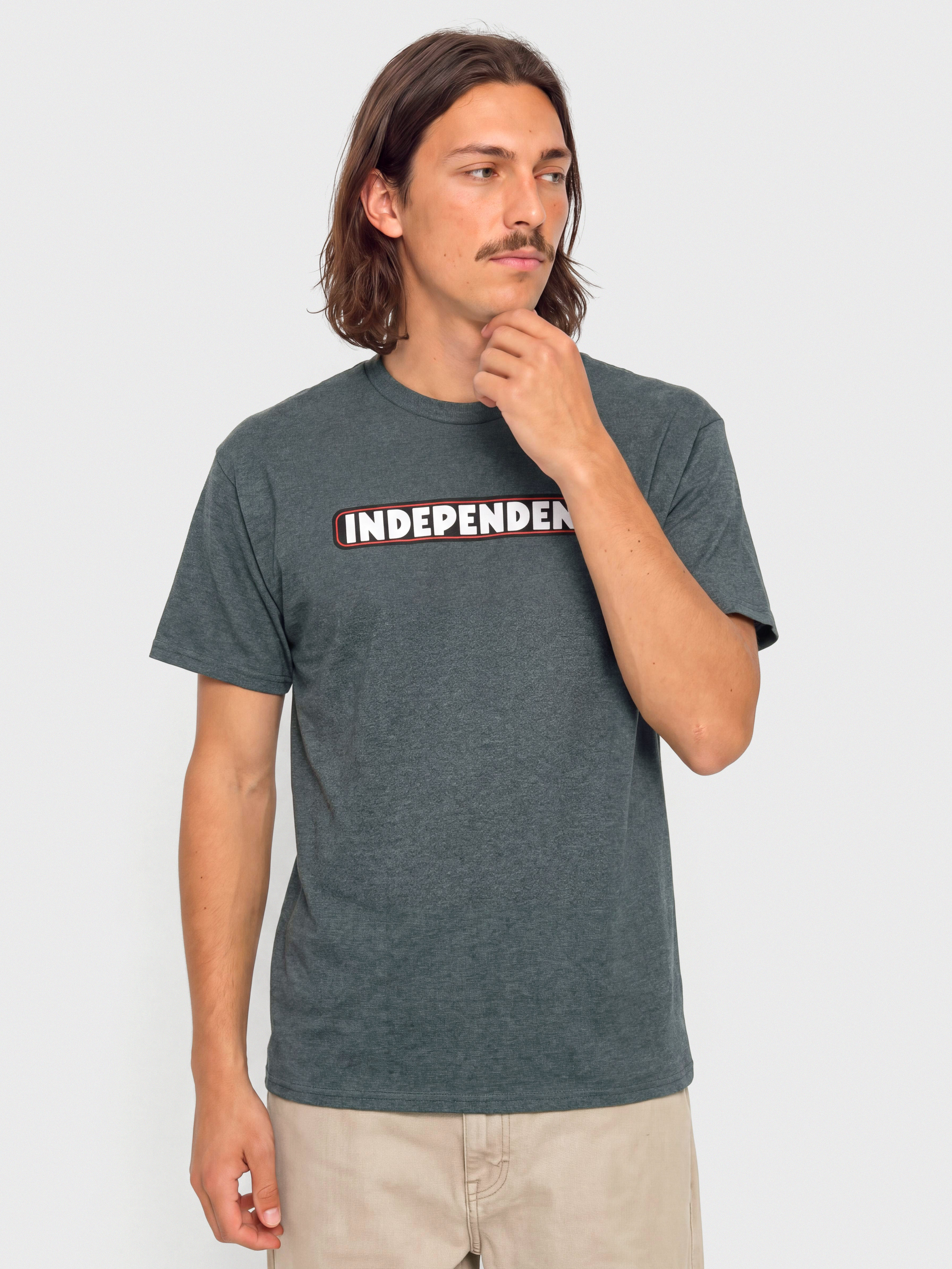 Tricou Independent Bar Logo (dk hthr)