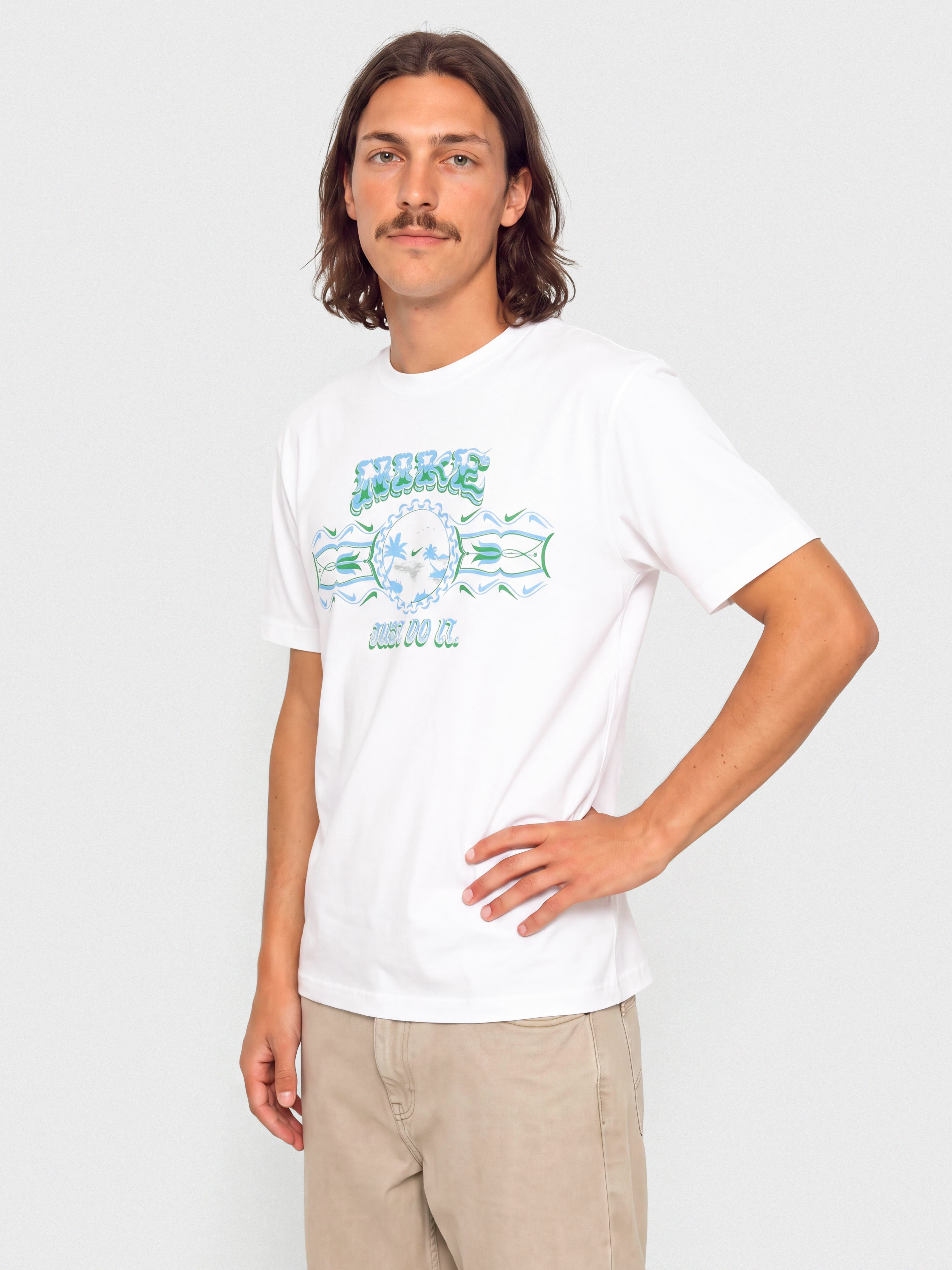 Tricou Nike SB Palms (white)