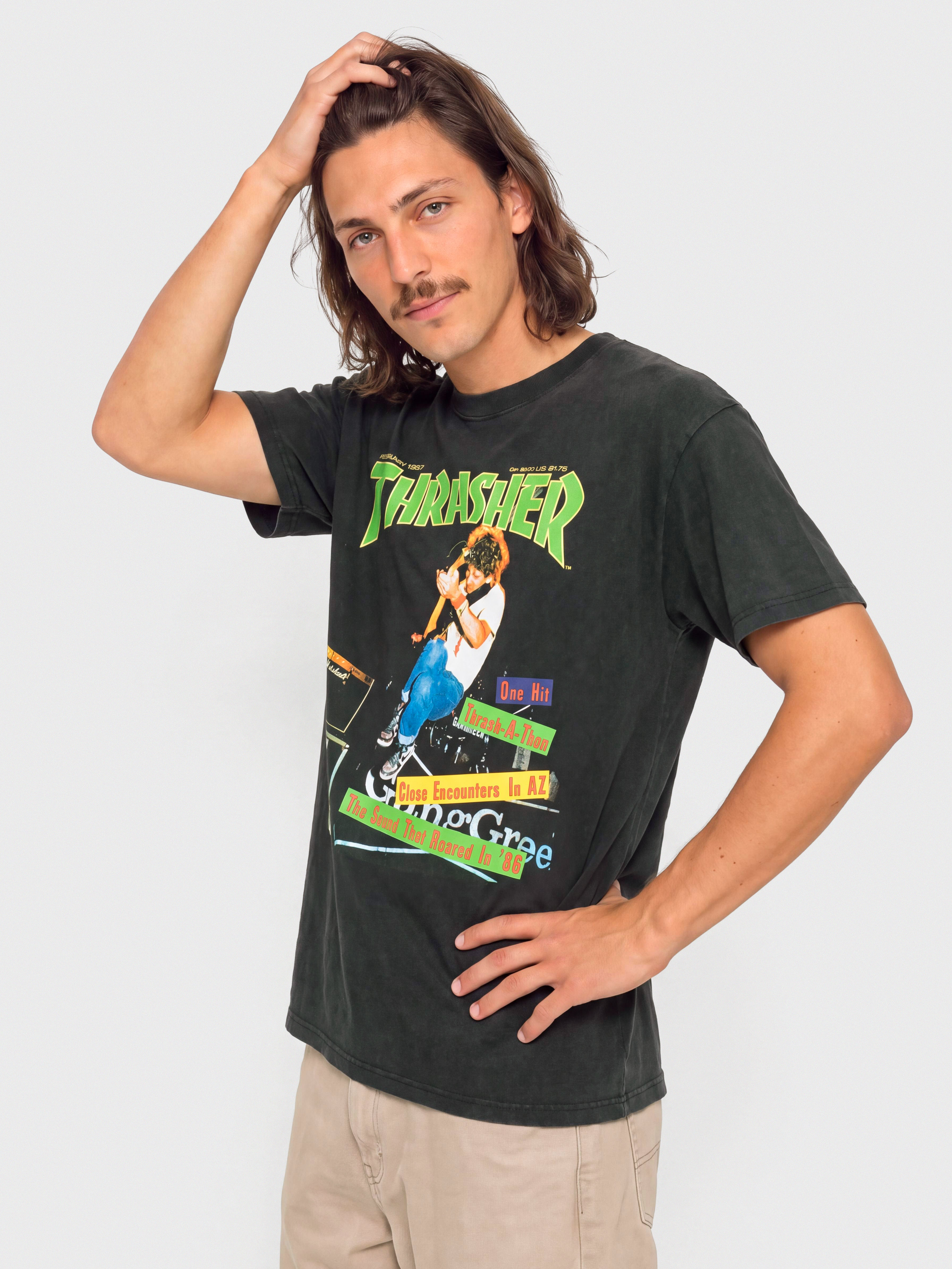 Tricou Thrasher February 1987 (vintage black)