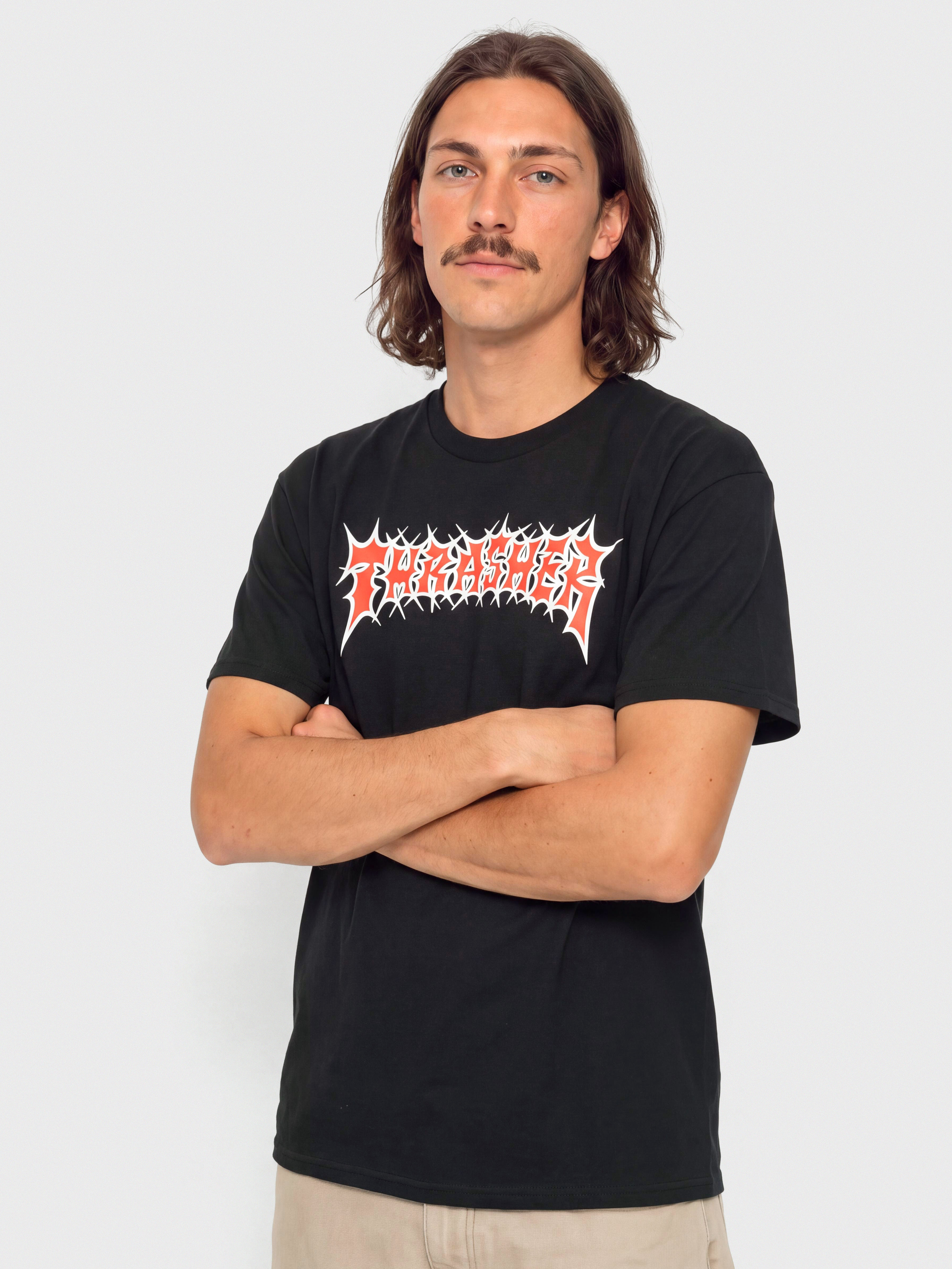 Tricou Thrasher Spikey (black)