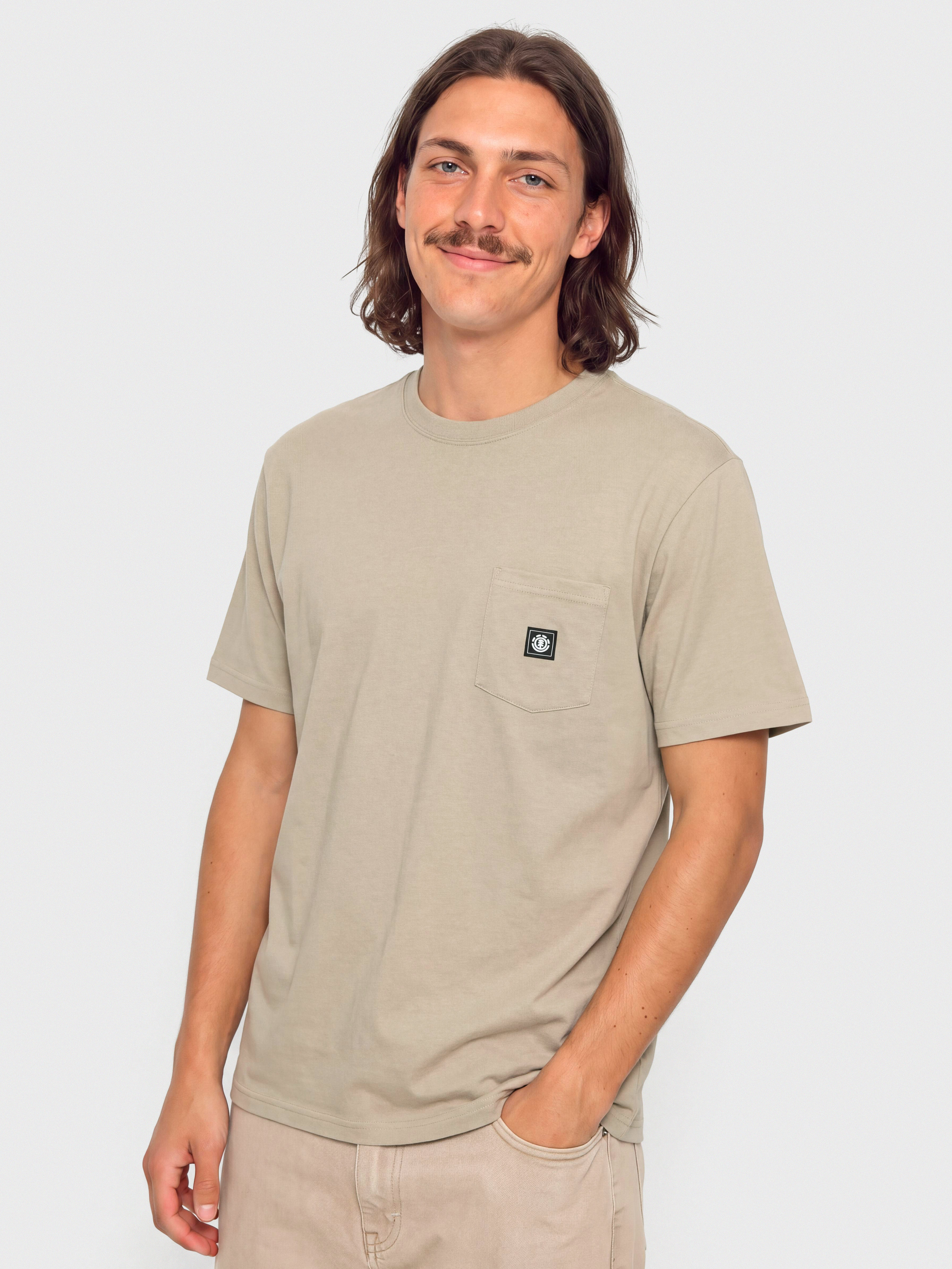 Tricou Element Icon Label Pocket (aluminum)