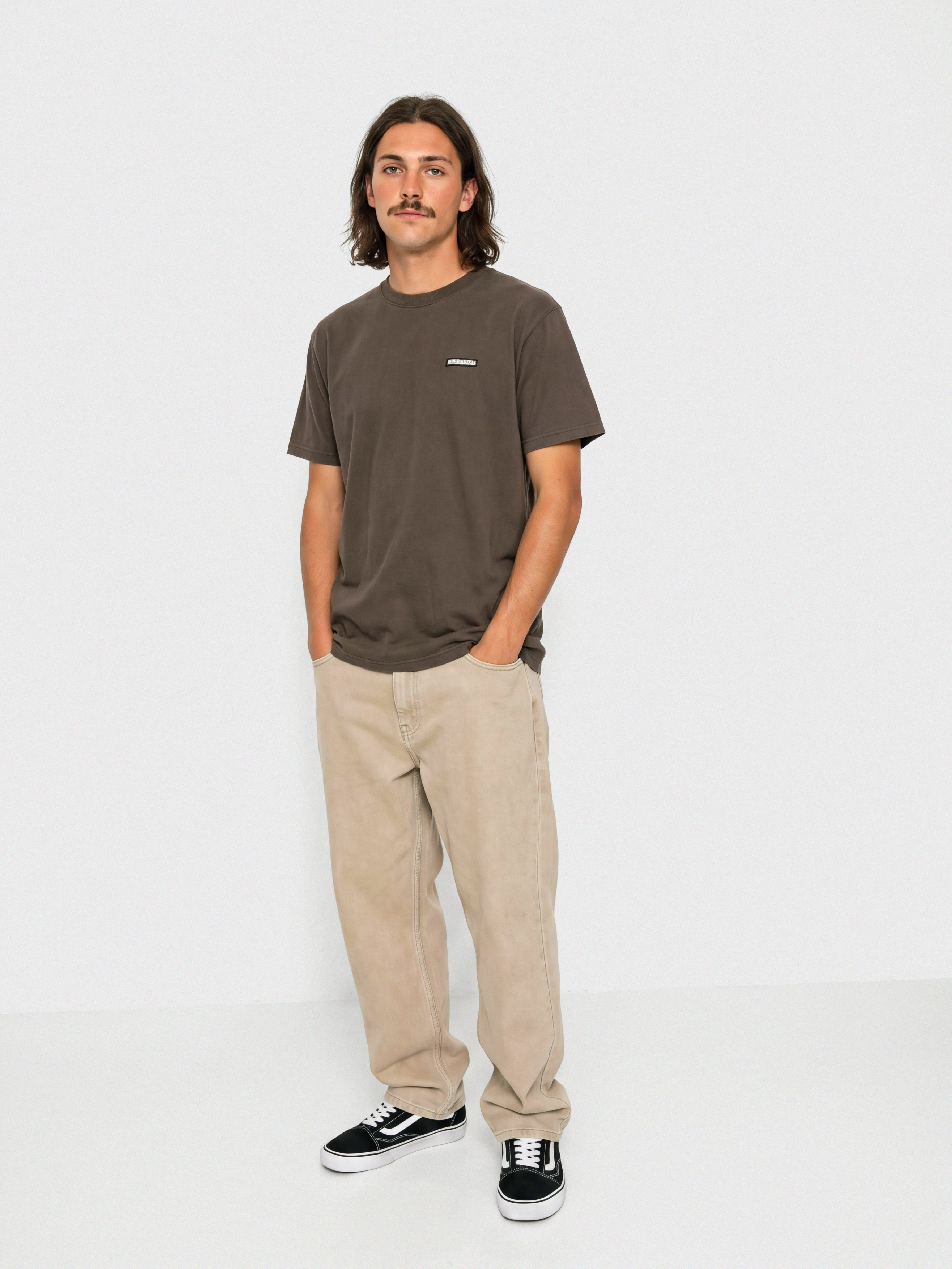 Tricou DC Patch It Washed (coffee bean)