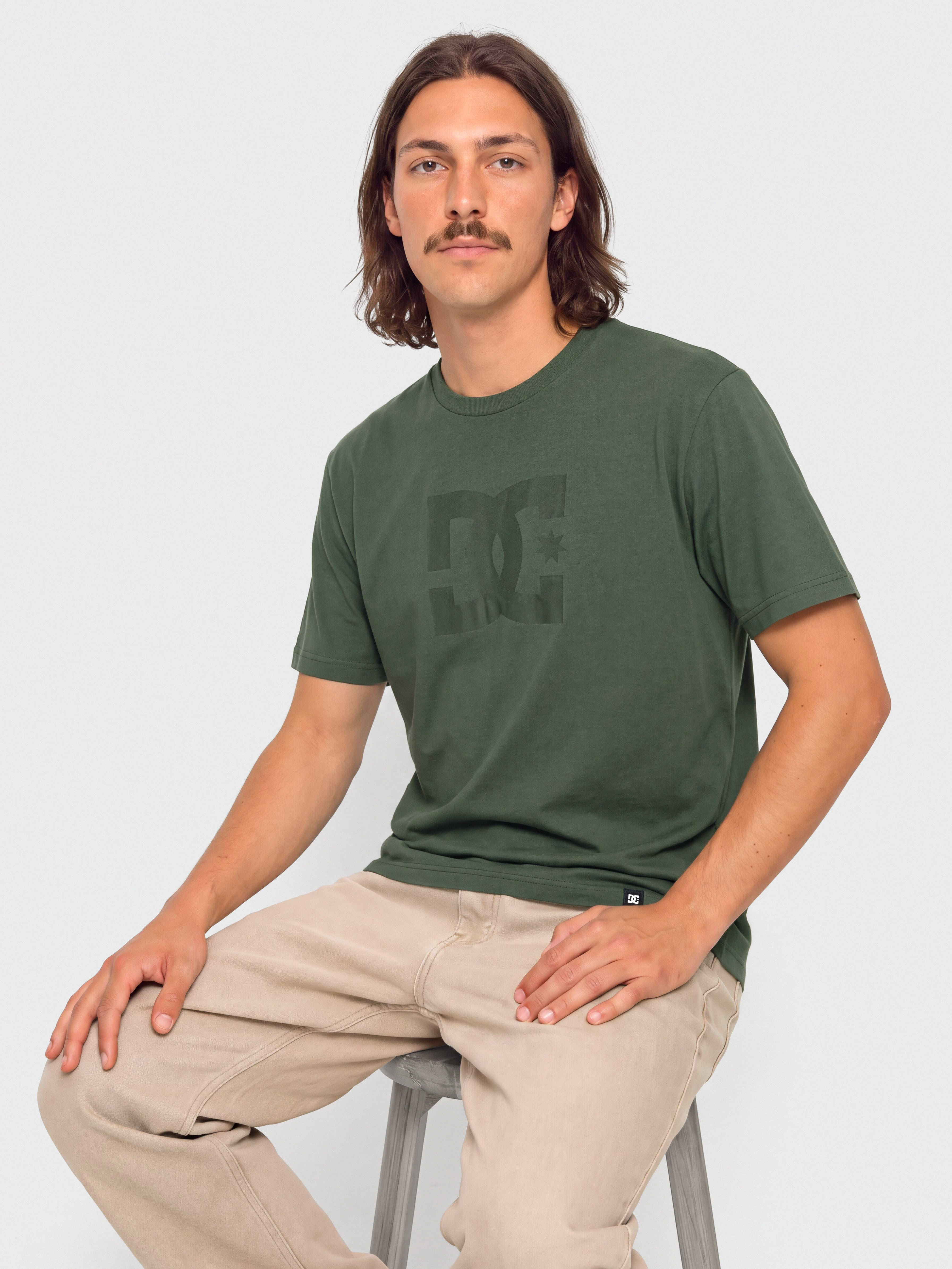 Tricou DC Star Pigment Dye Hss (deep forest)