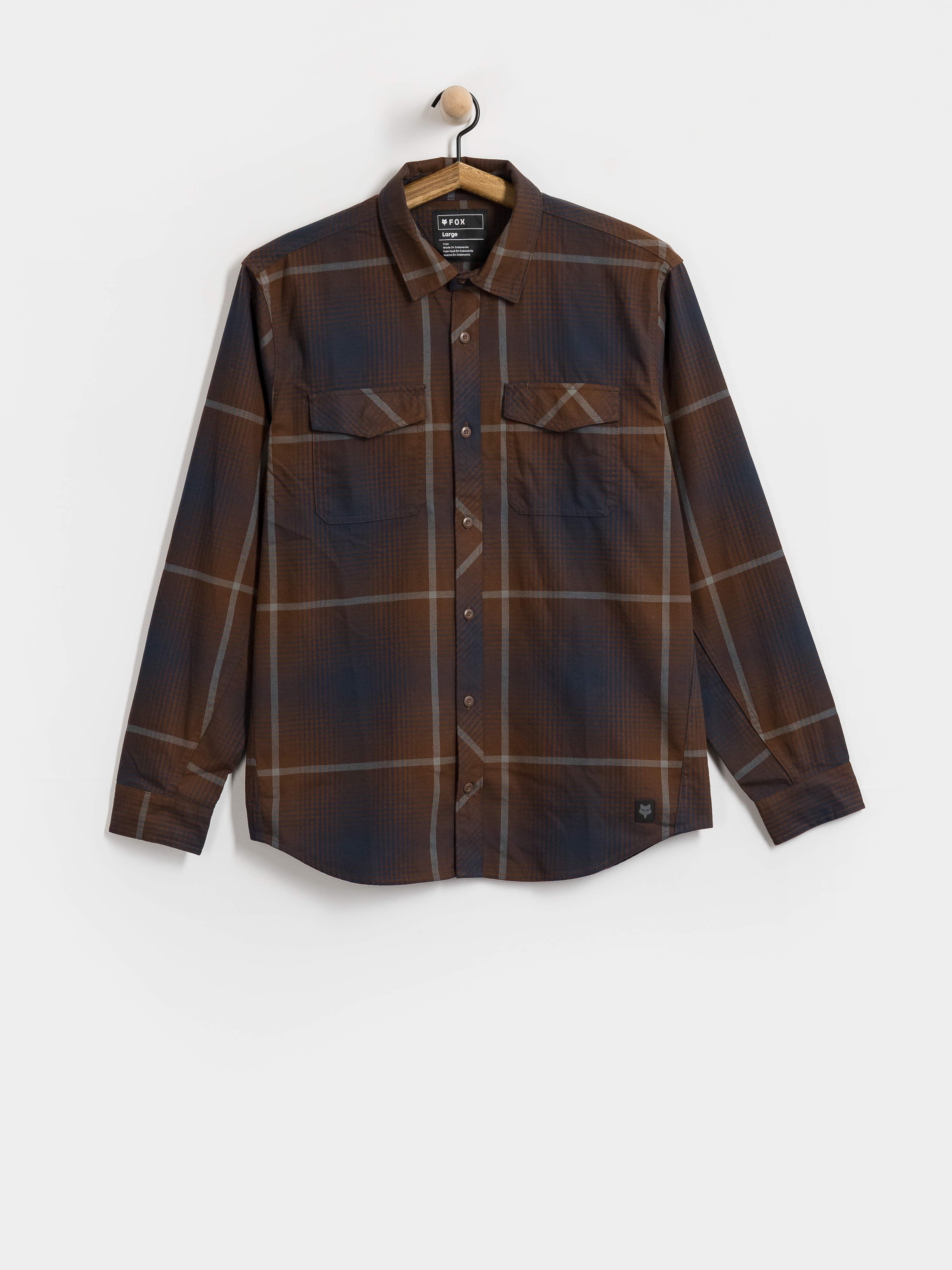 Cămașă Fox Survivalist Fire Flannel (dark brown)