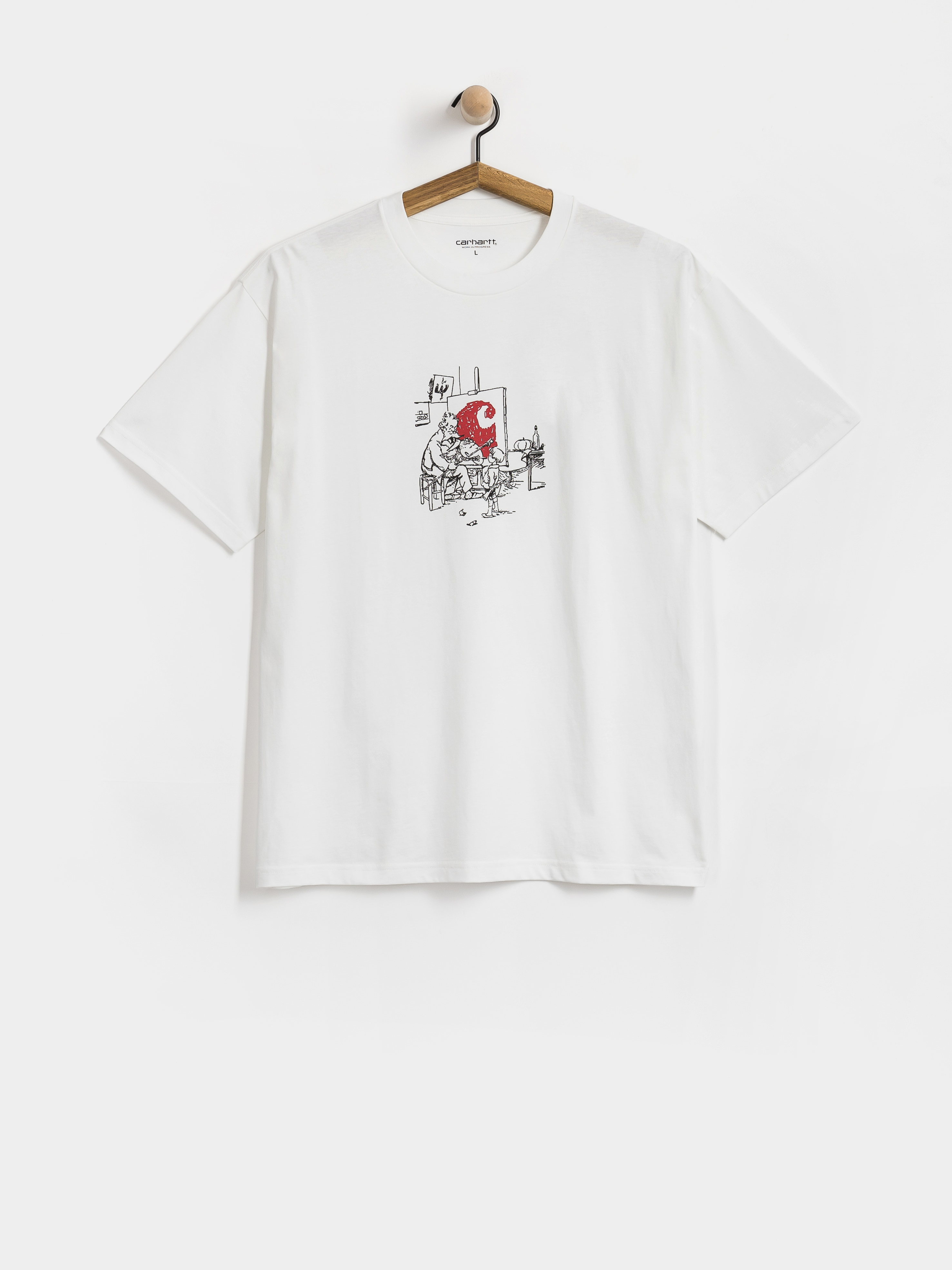 Tricou Carhartt WIP Old Painter (white)
