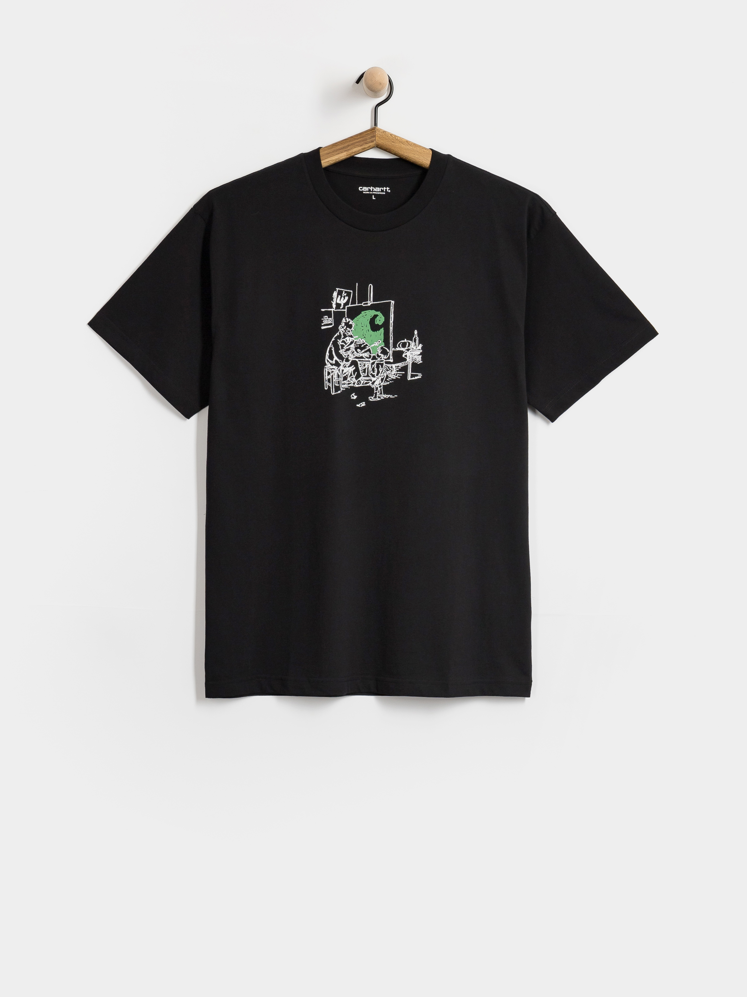 Tricou Carhartt WIP Old Painter (black)