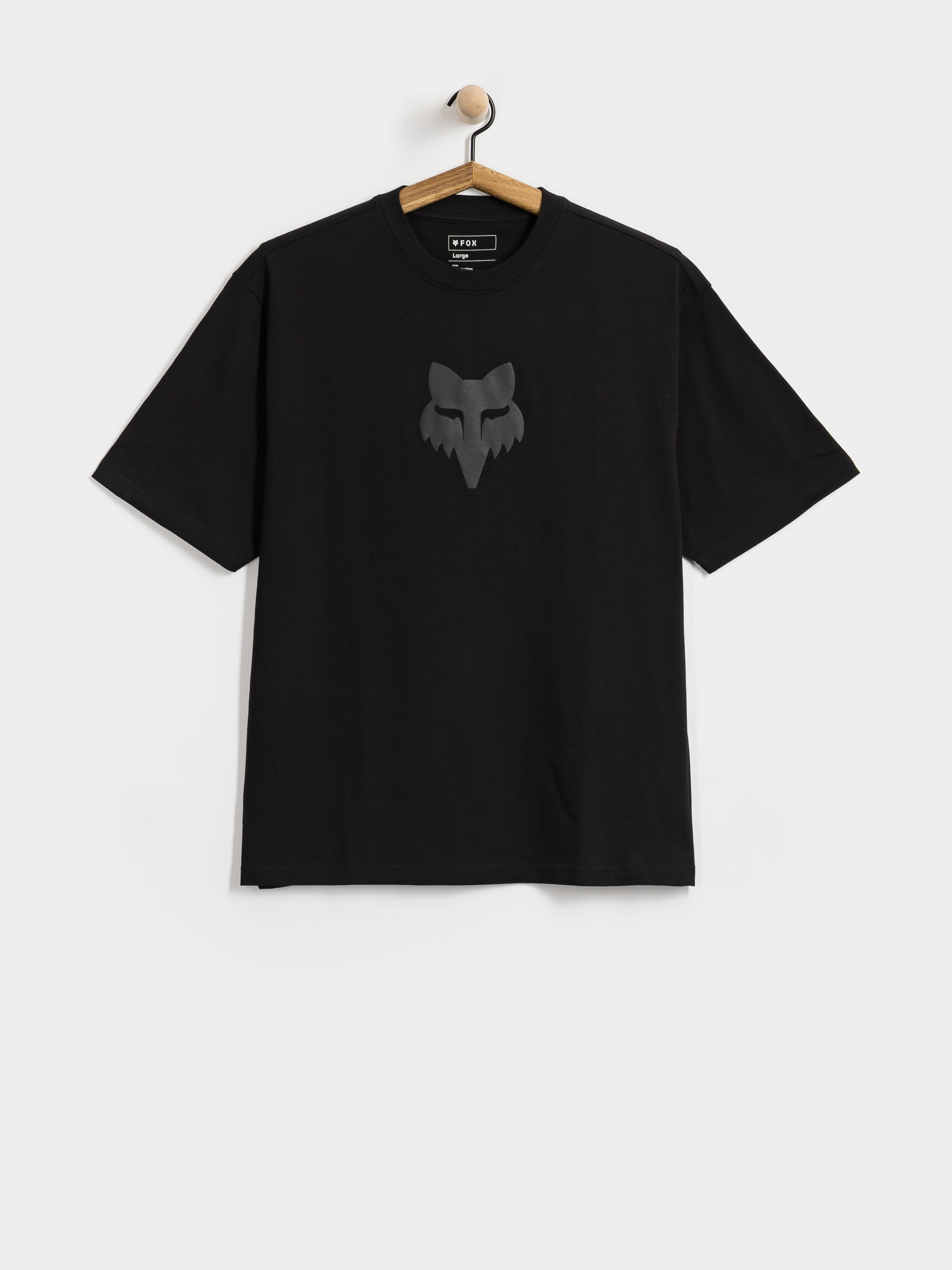 Tricou Fox Fox Head Heavyweight (black)